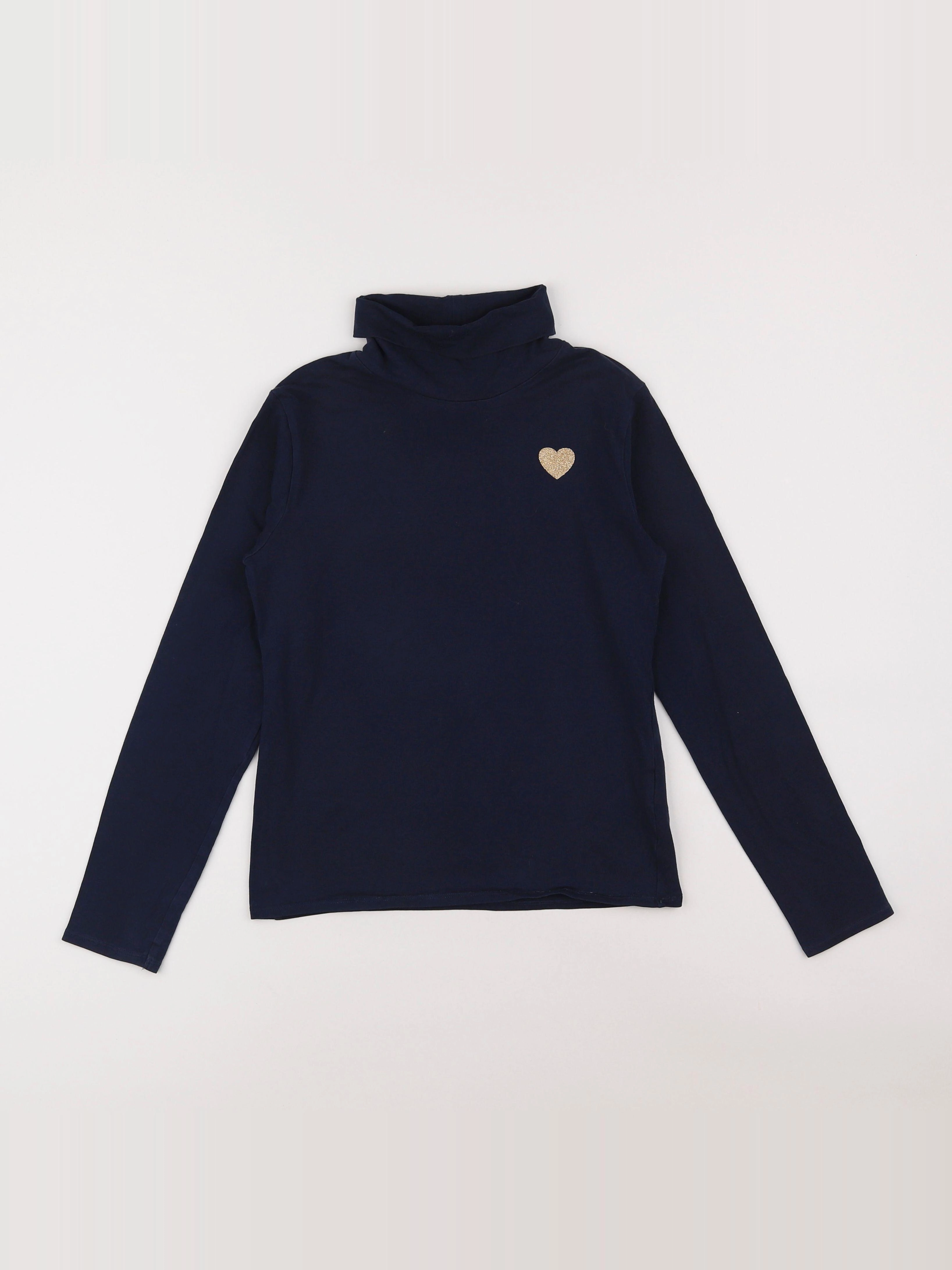 Vertbaudet - sous-pull bleu - 10 ans