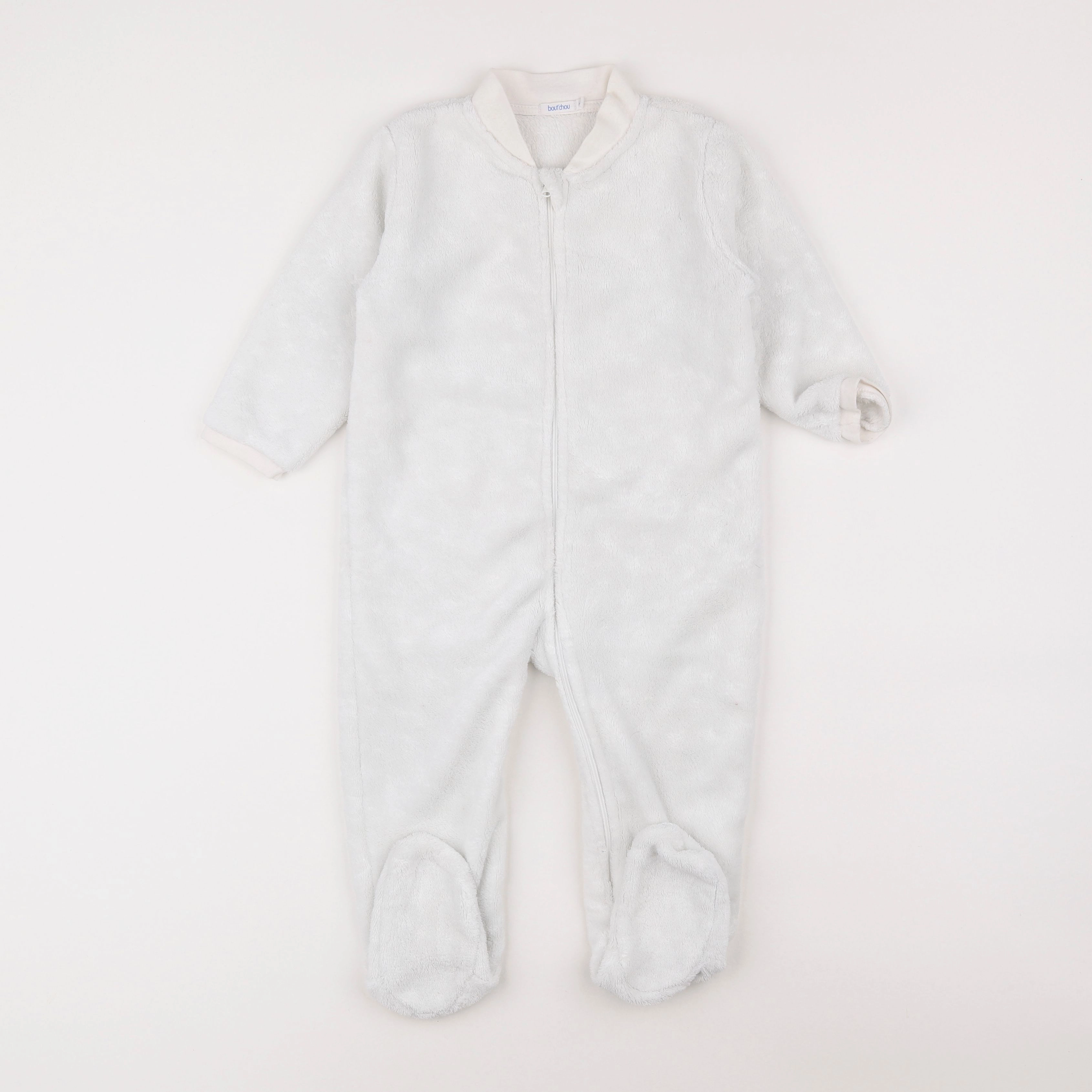 Boutchou - pyjama velours blanc - 2 ans