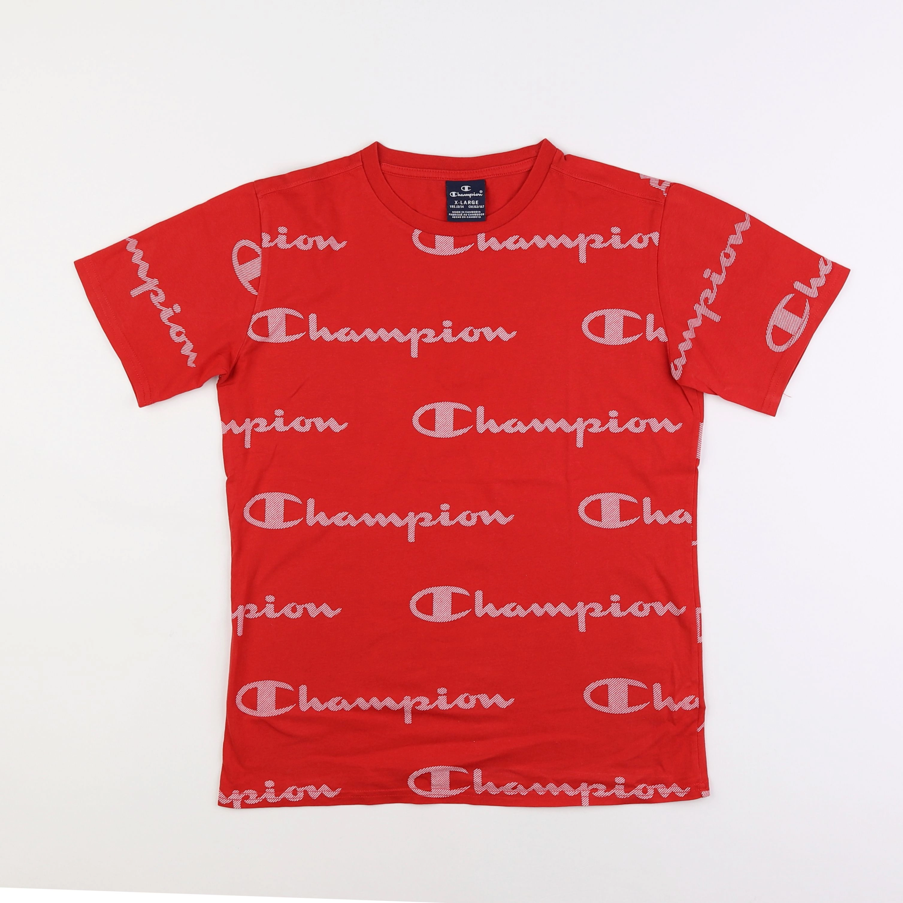 Champion  - tee-shirt rouge - 13/14 ans