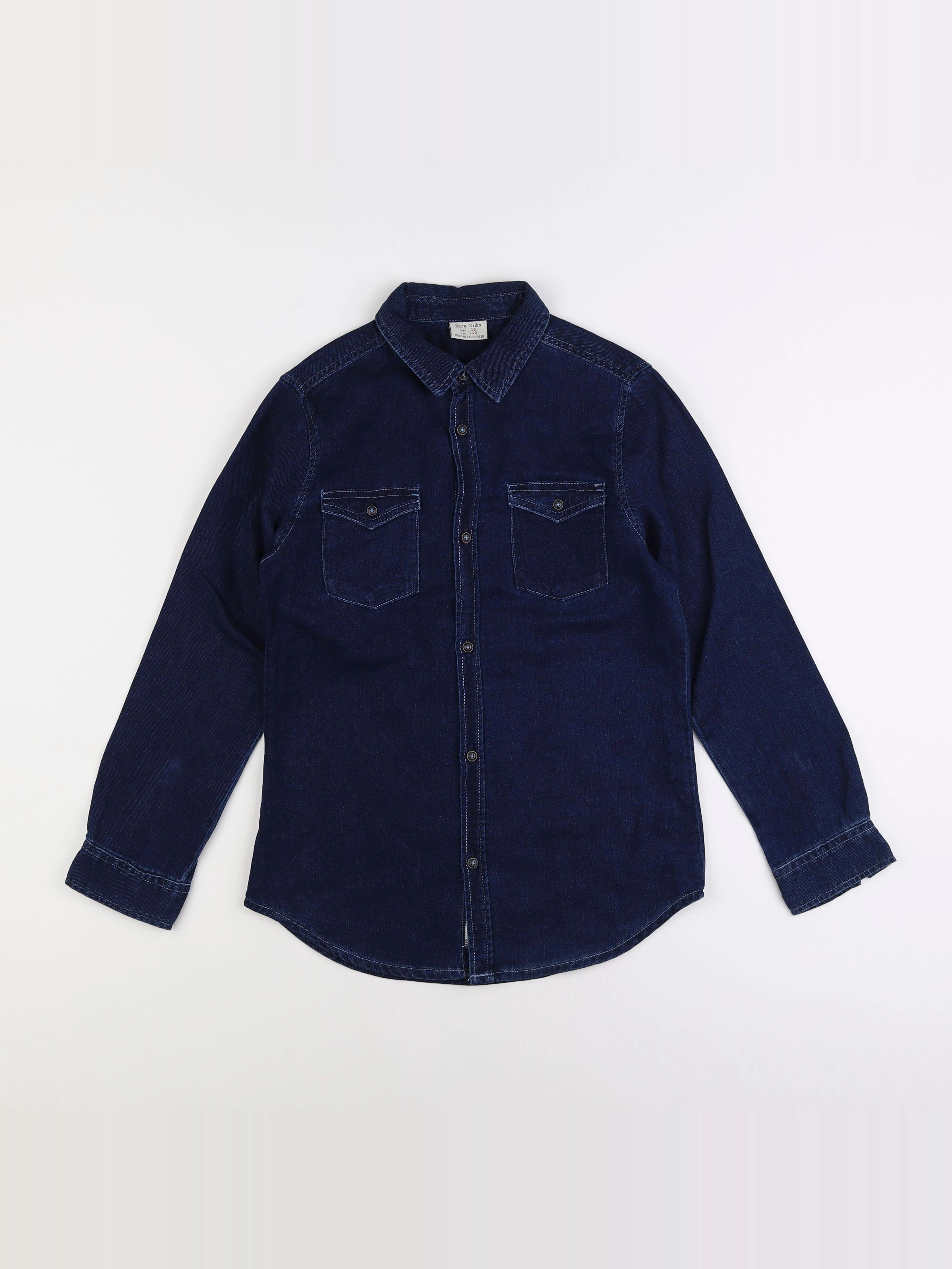 Zara - chemise bleu - 10 ans