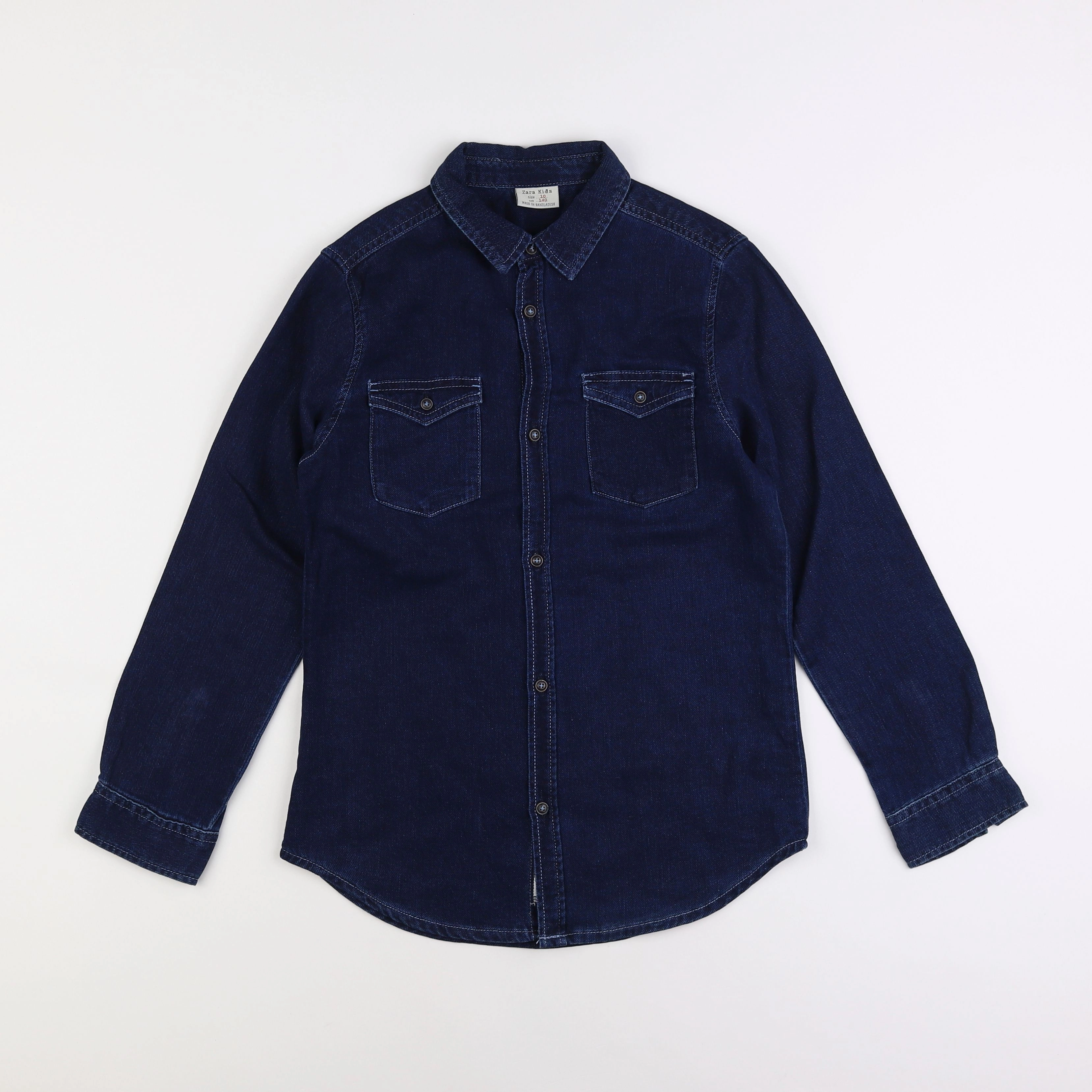 Zara - chemise bleu - 10 ans