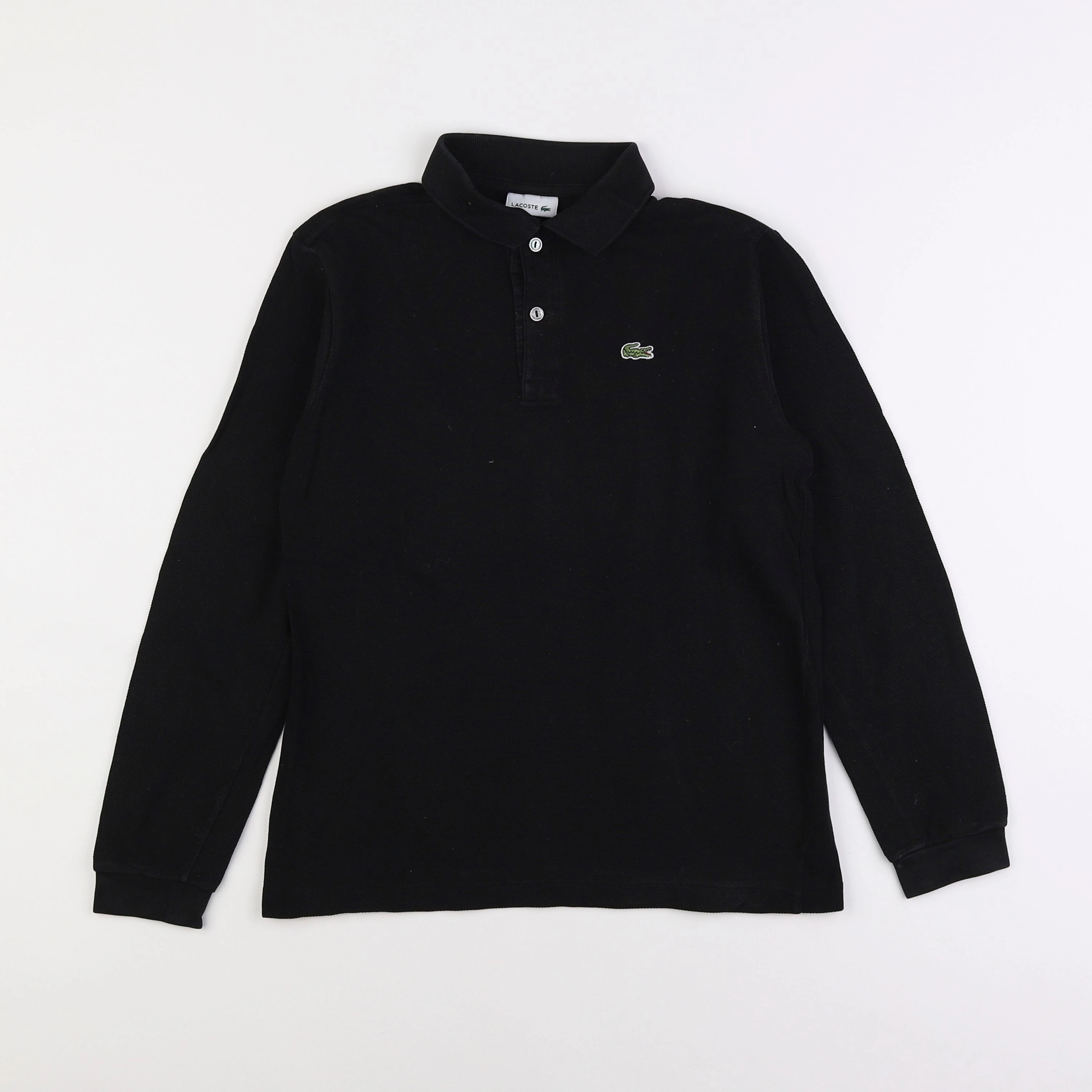 Lacoste - polo noir - 12 ans