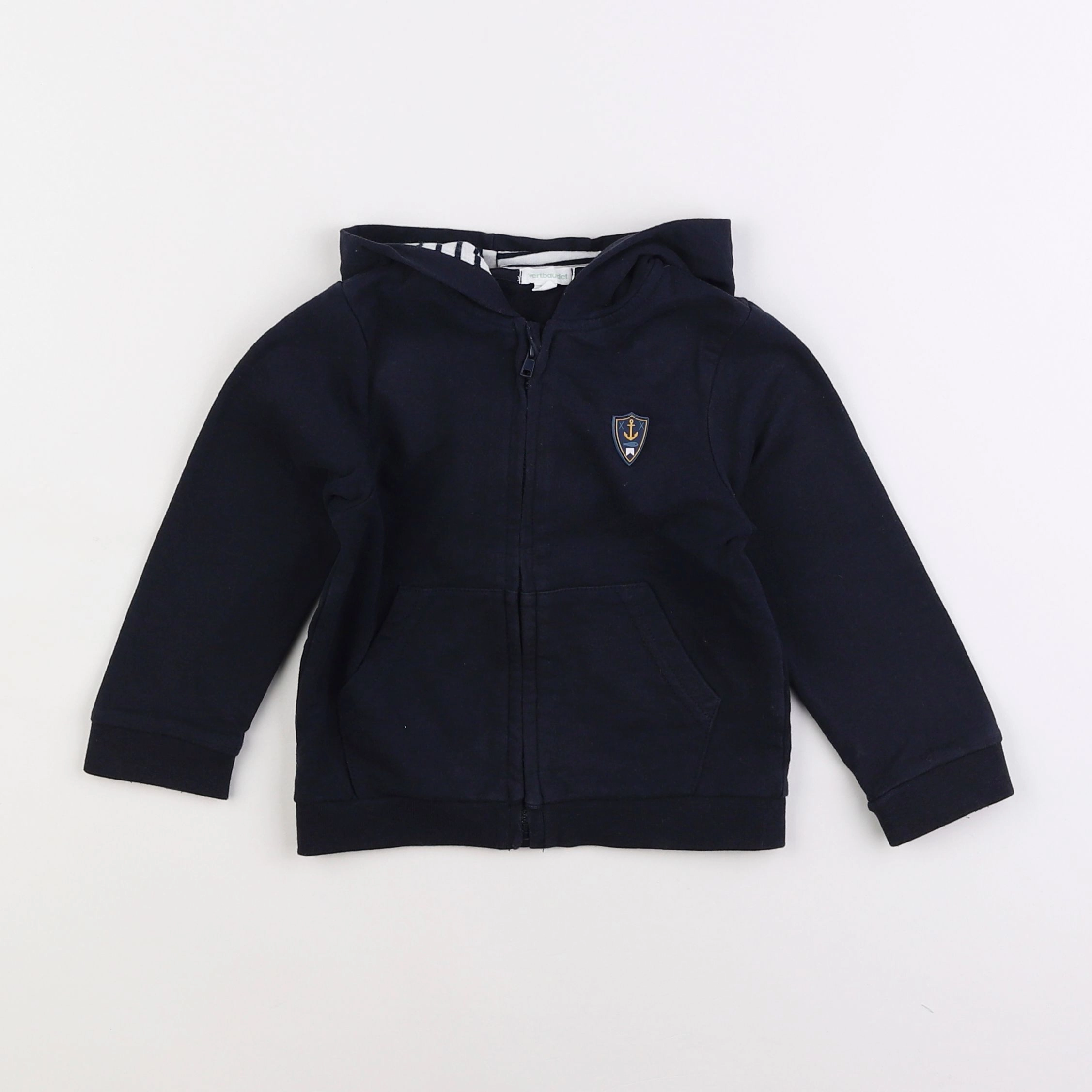 Vertbaudet - sweat bleu - 2 ans