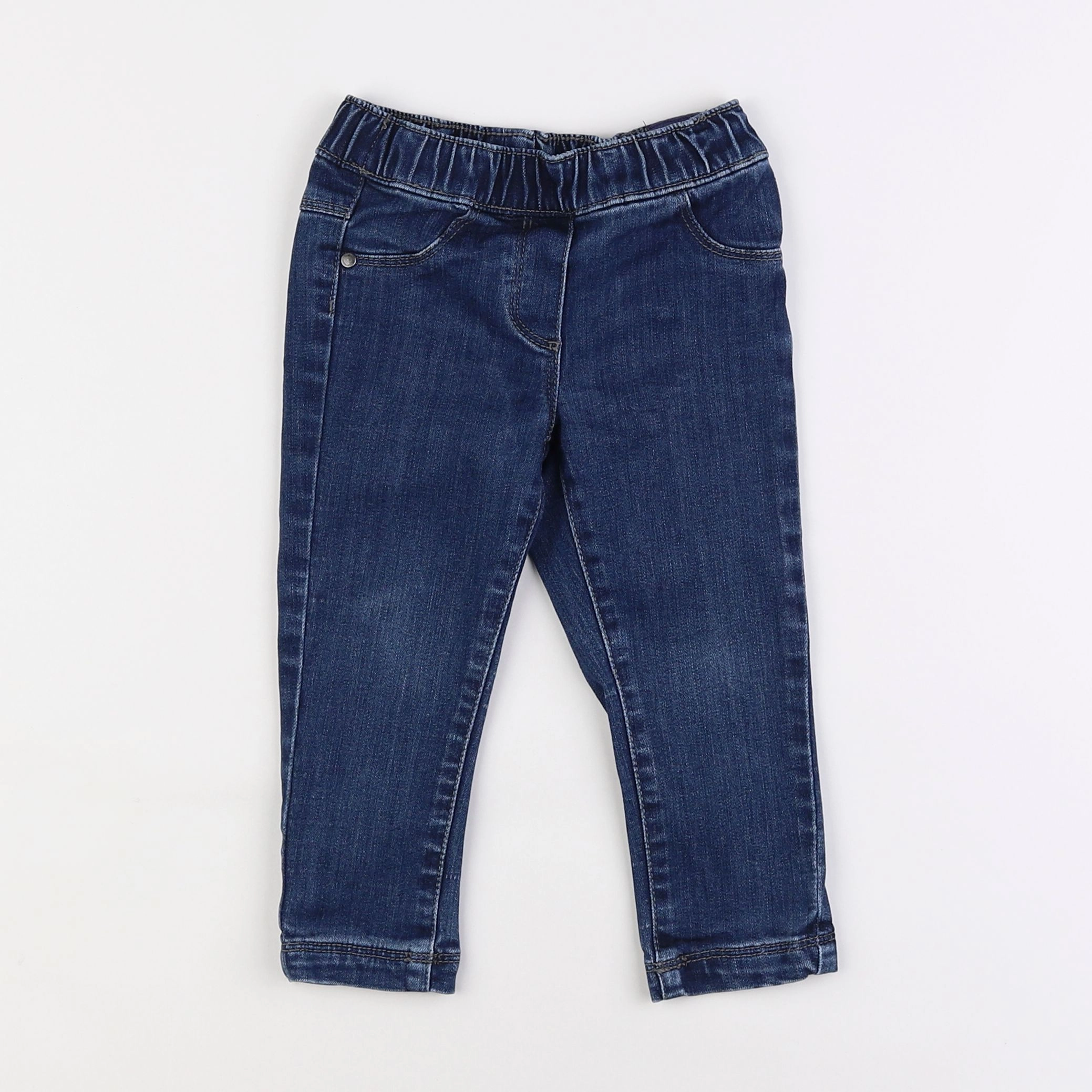 Vertbaudet - jegging bleu - 2 ans