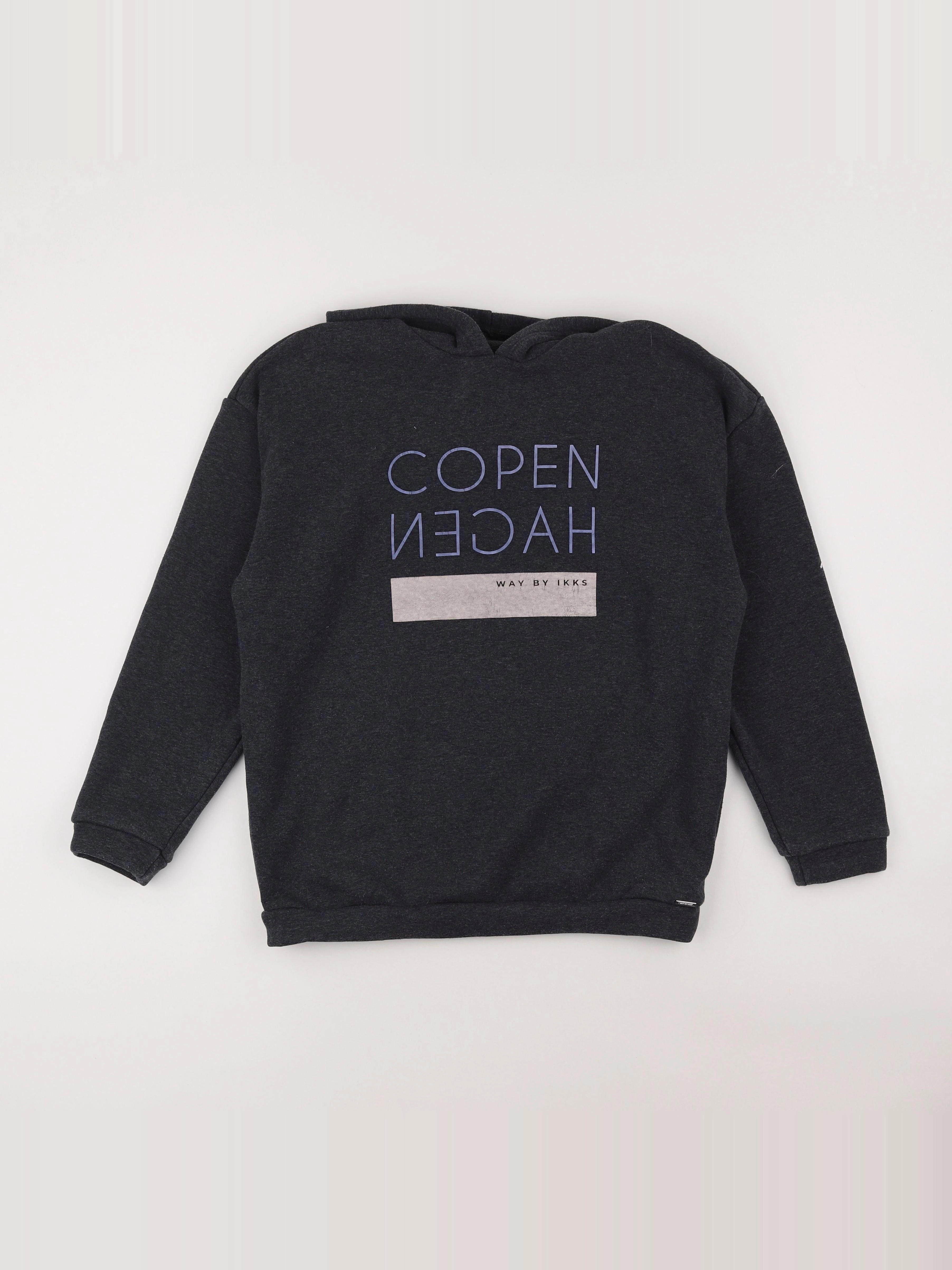 IKKS - sweat gris - 12 ans