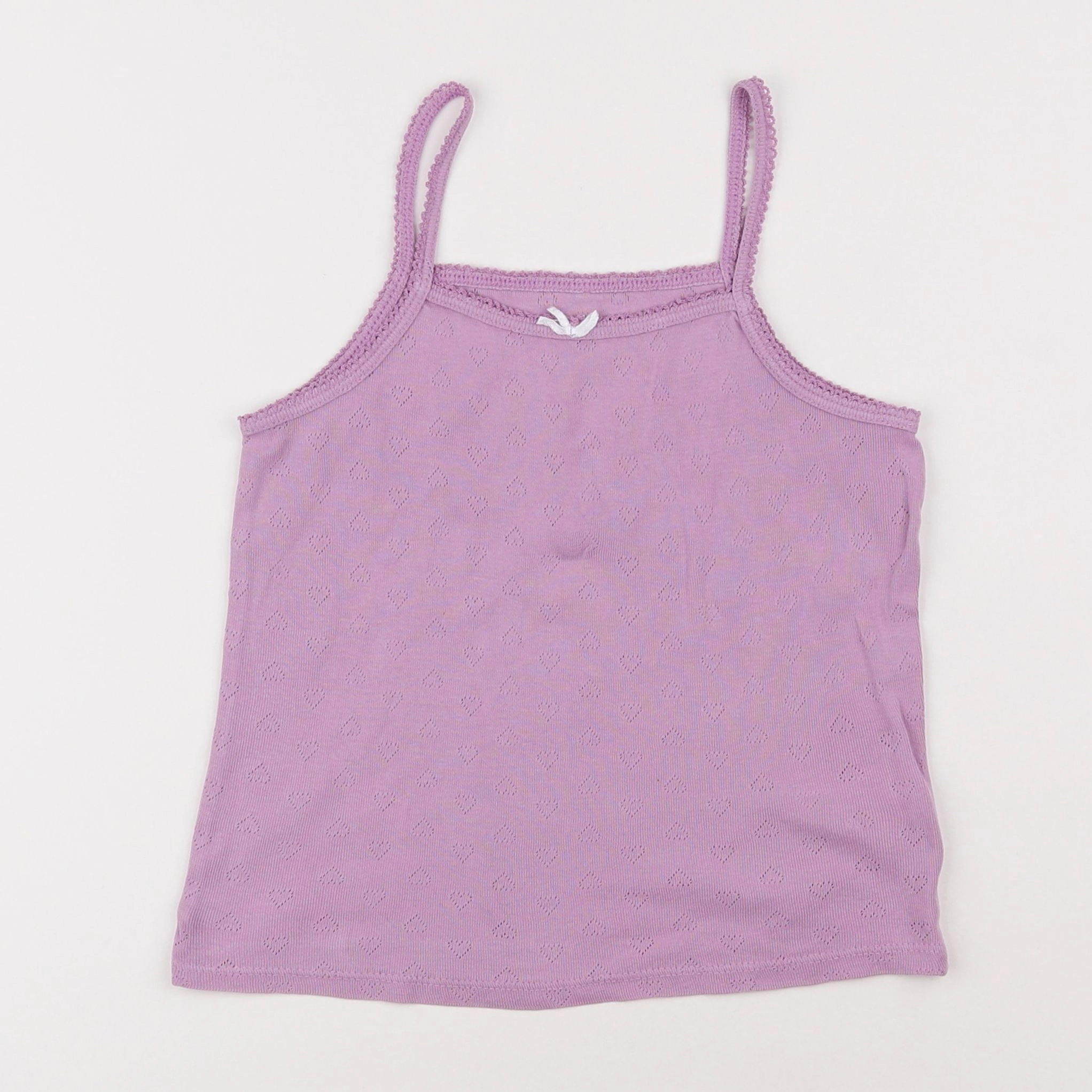 Vertbaudet - maillot de corps violet - 8 ans