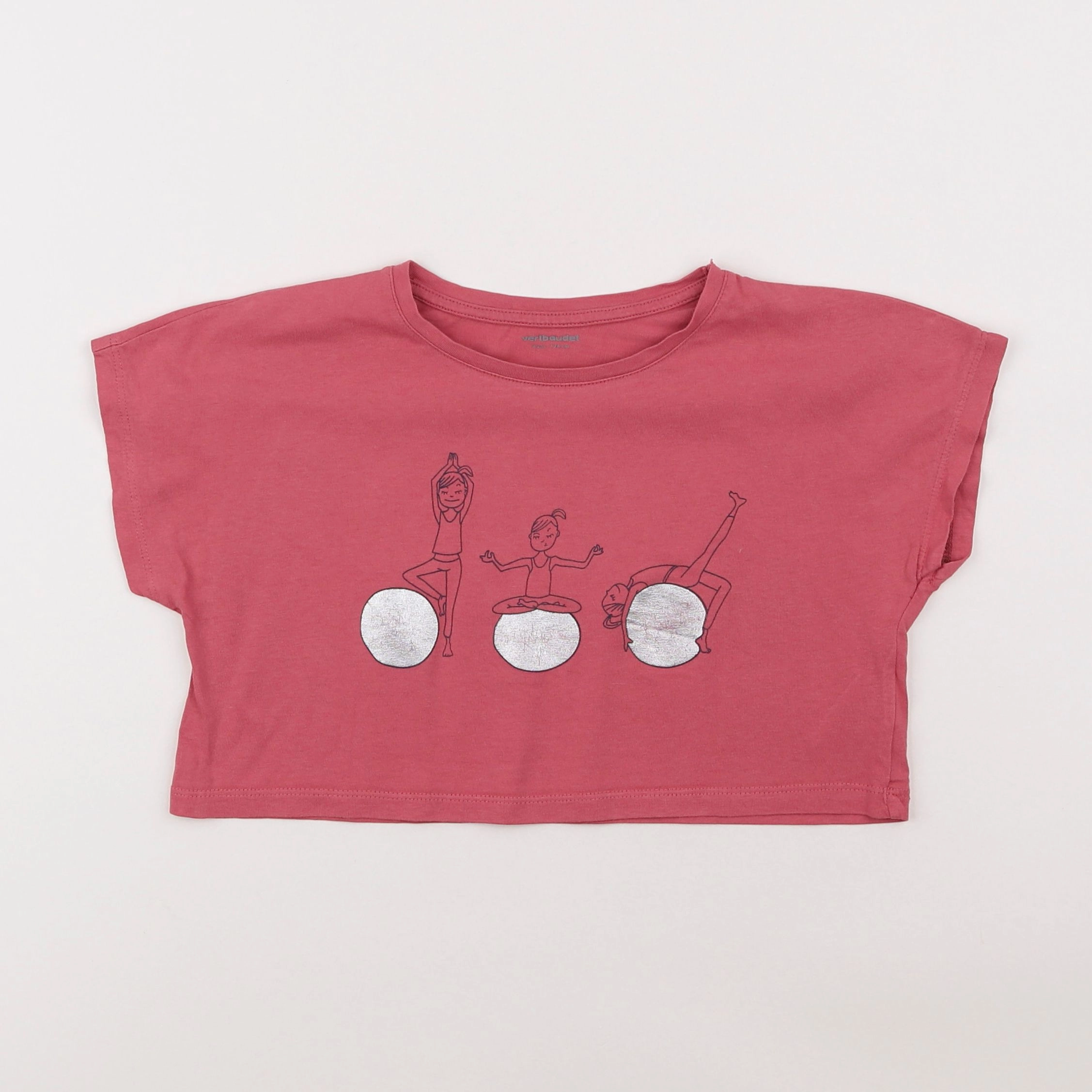 Vertbaudet - tee-shirt court - 8 ans