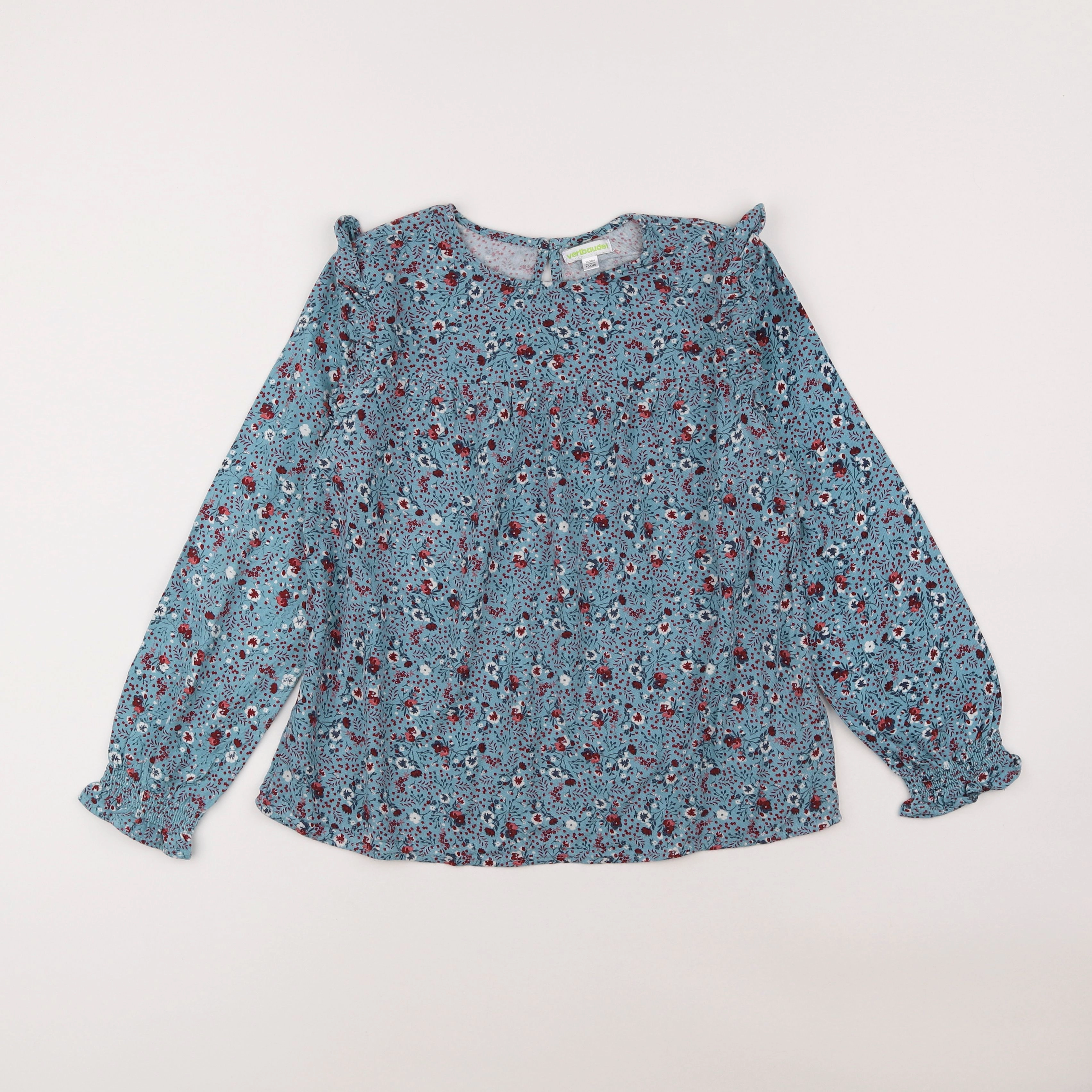 Vertbaudet - blouse bleu - 10 ans