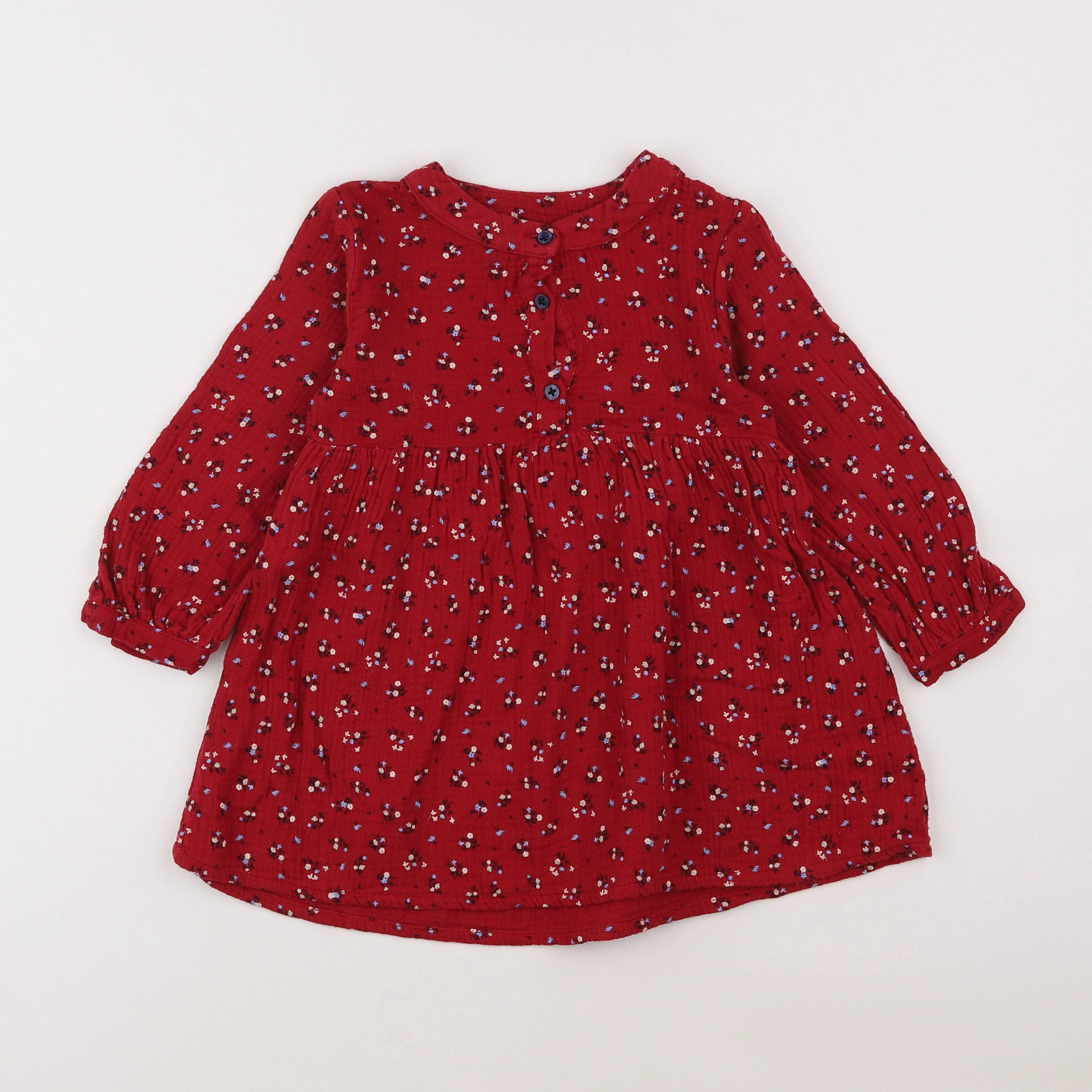 Mango - robe rouge - 3/4 ans