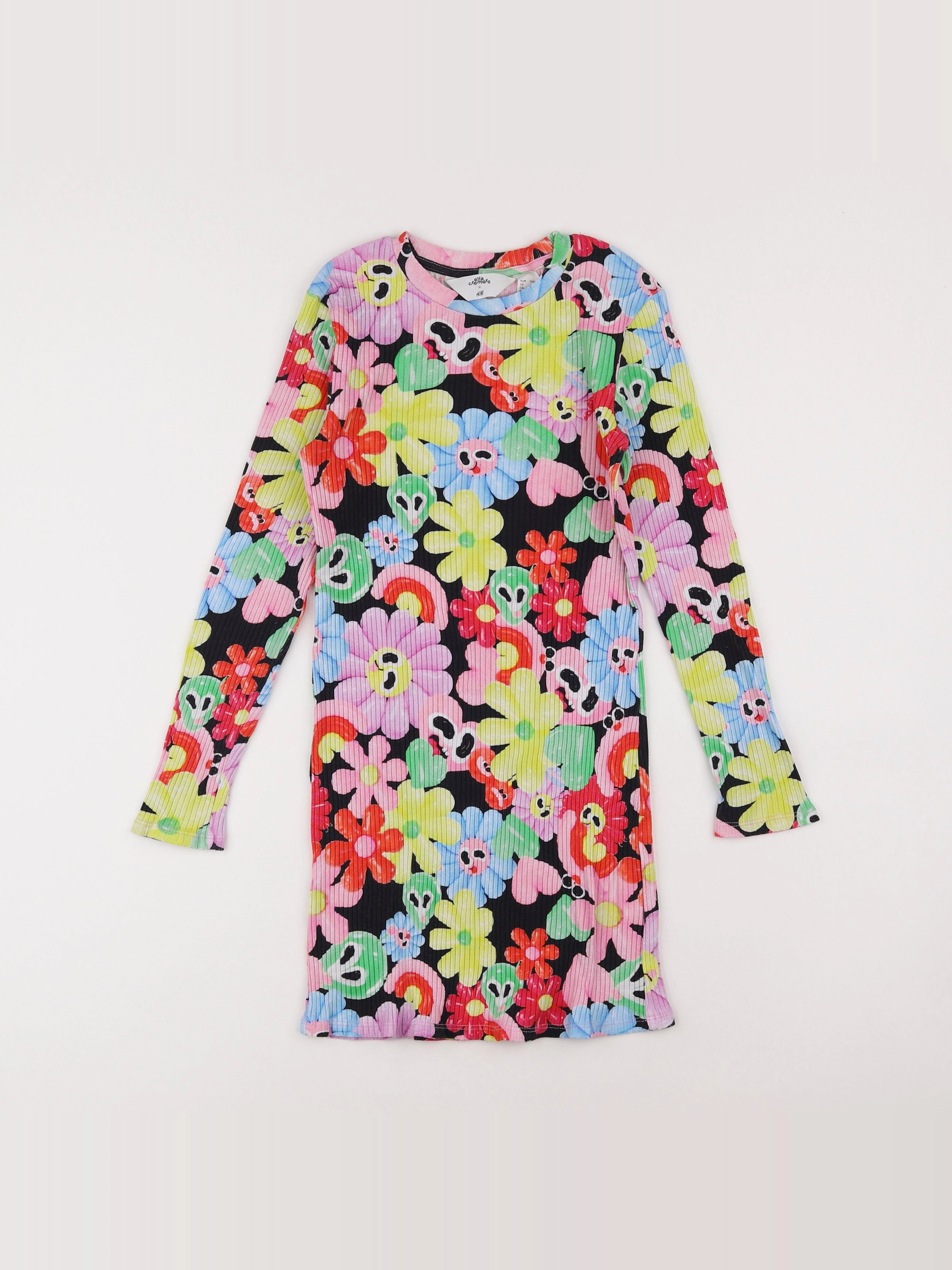 H&M - robe multicolore - 8/10 ans