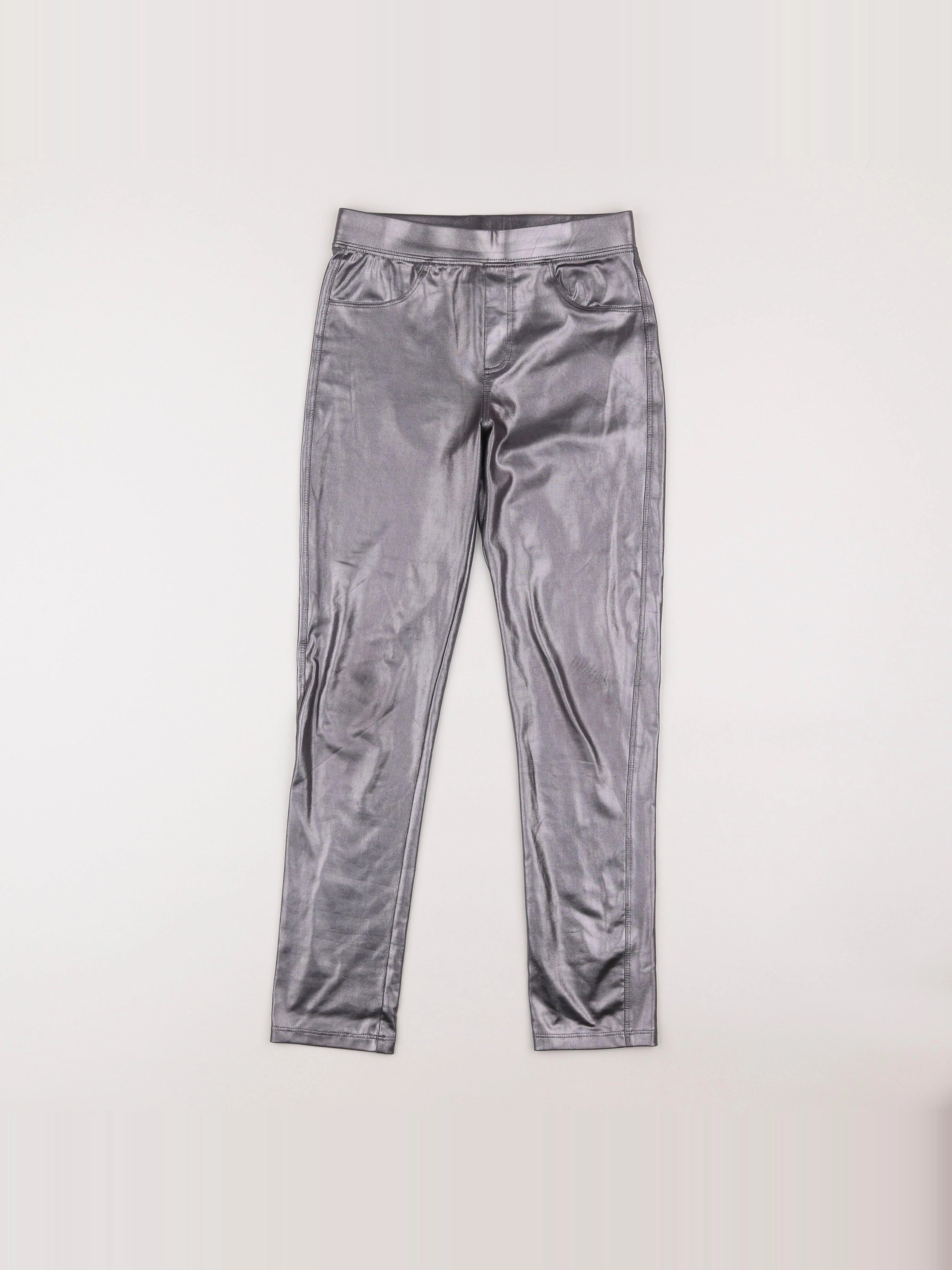 Zara - jegging argent - 10 ans