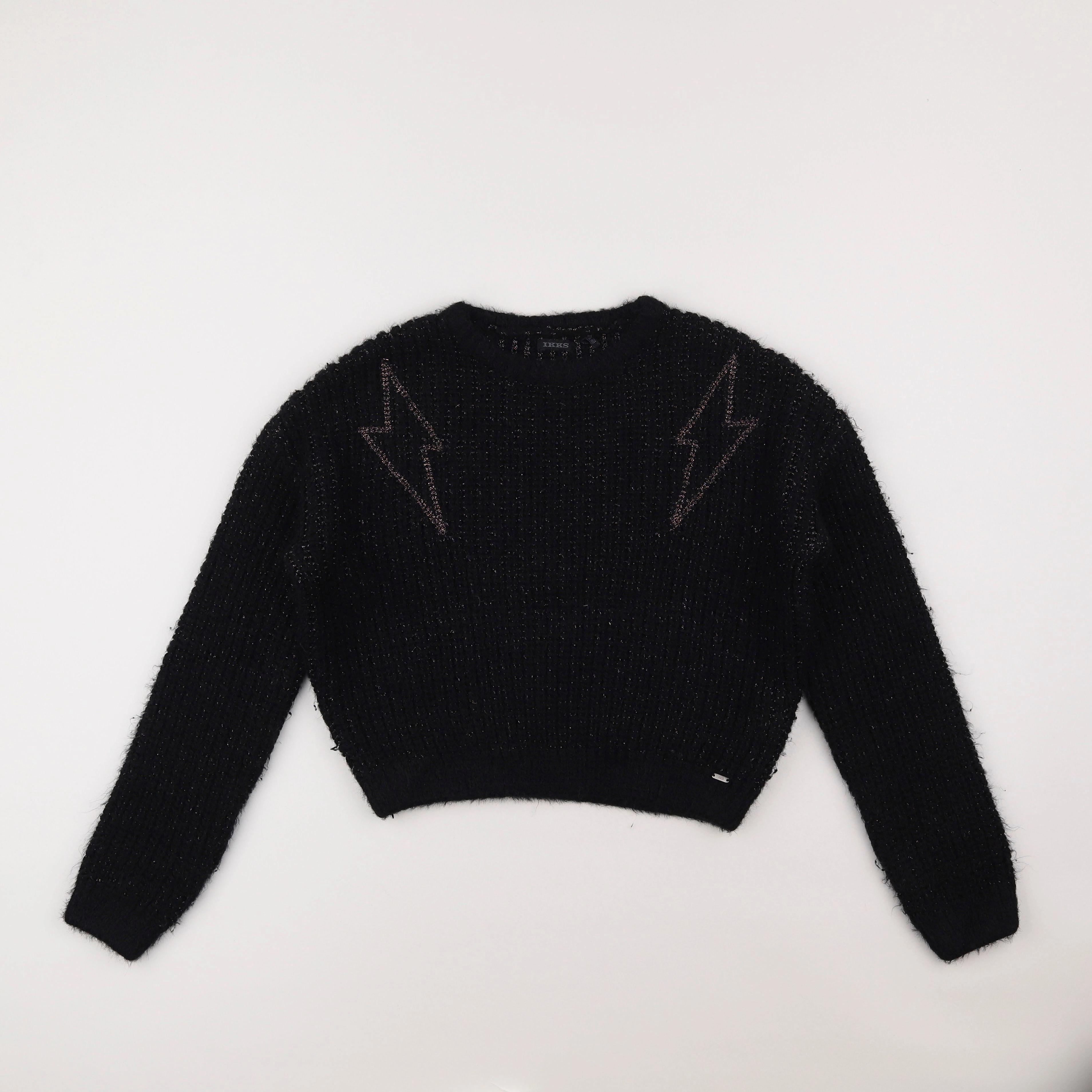 IKKS - pull noir - 12 ans