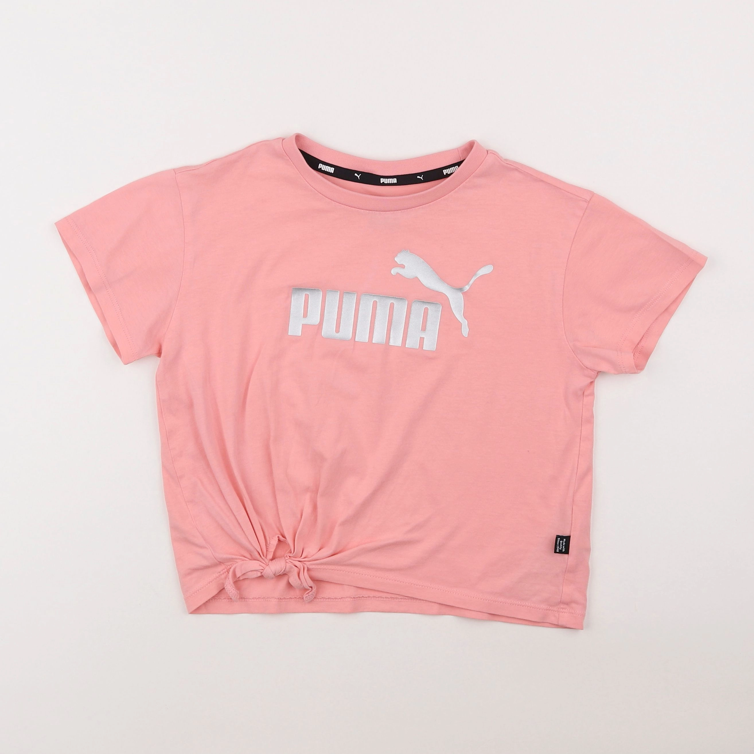 Puma - tee-shirt rose - 9/10 ans