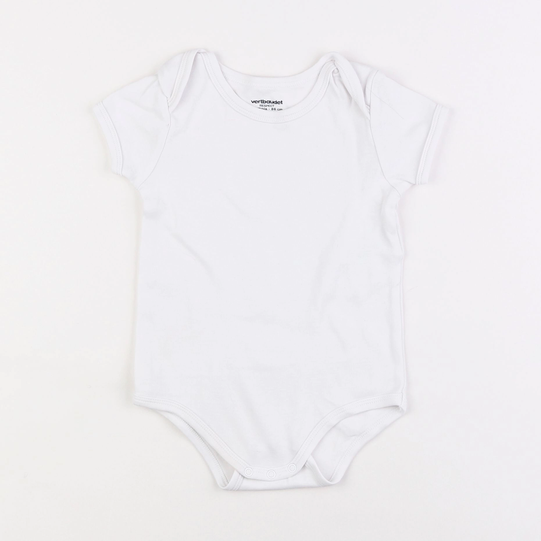 Vertbaudet - body blanc - 2 ans