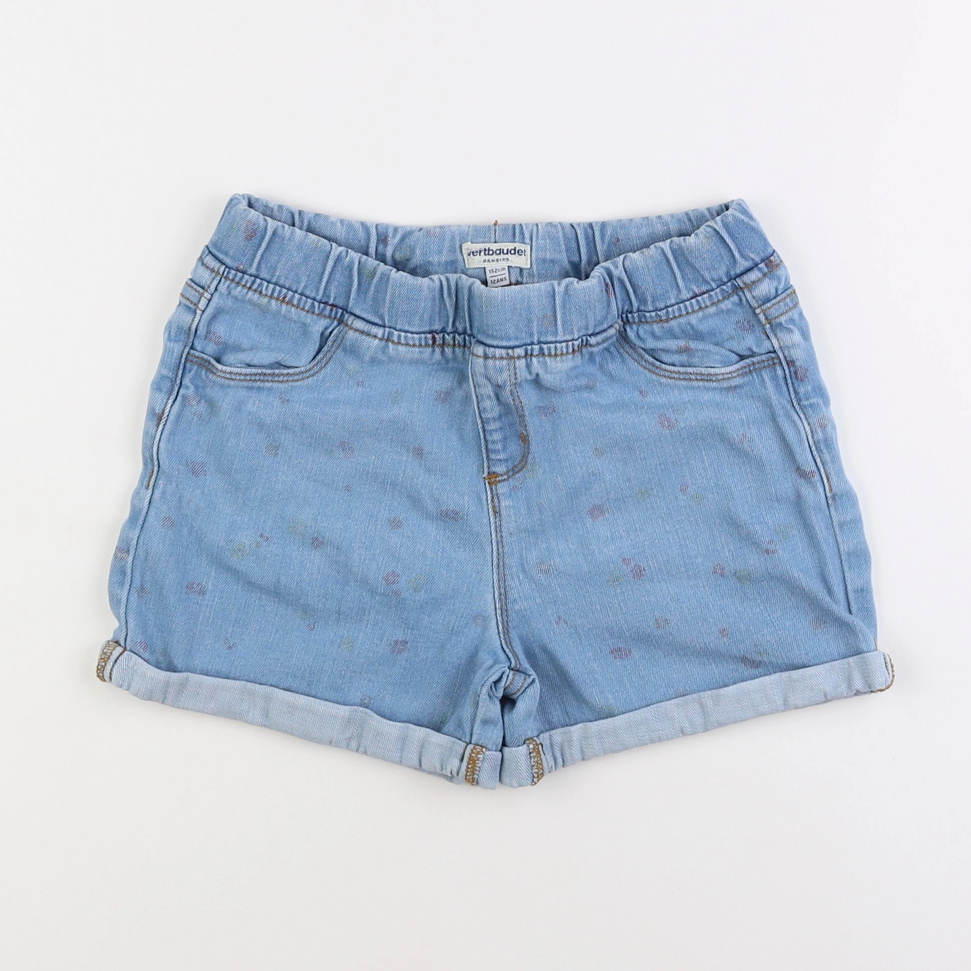 Vertbaudet - short bleu - 12 ans