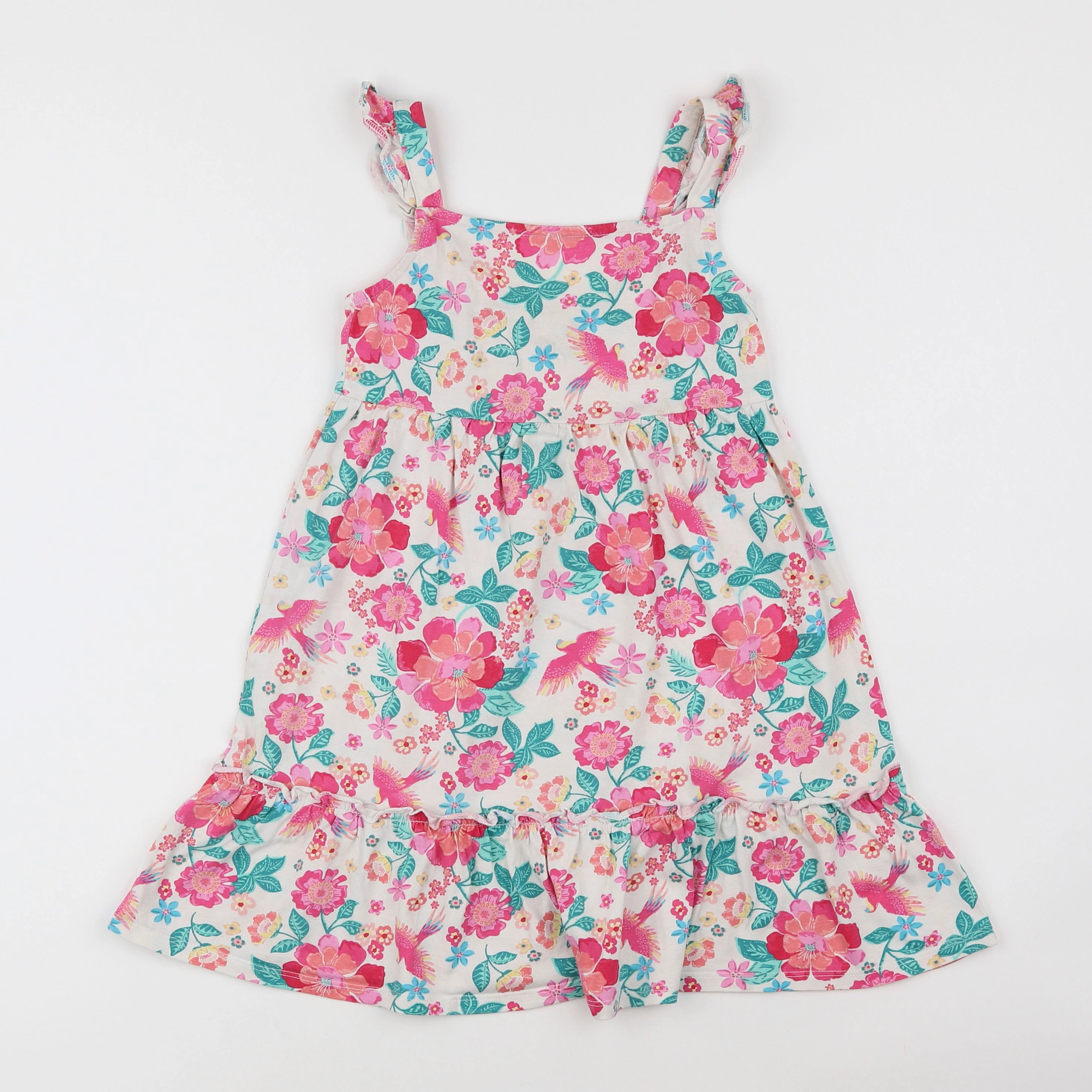 Vertbaudet - robe multicolore - 6 ans