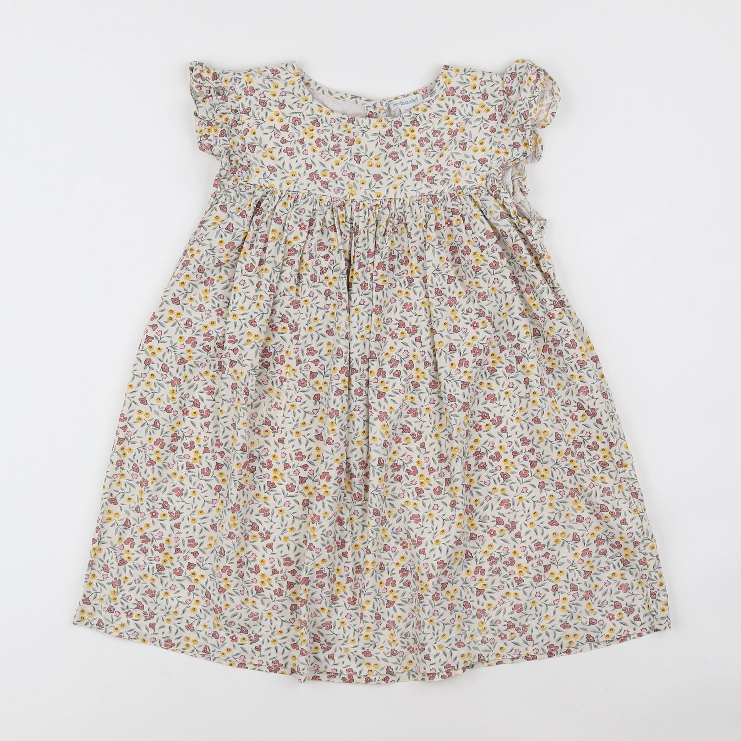 Vertbaudet - robe multicolore - 6 ans