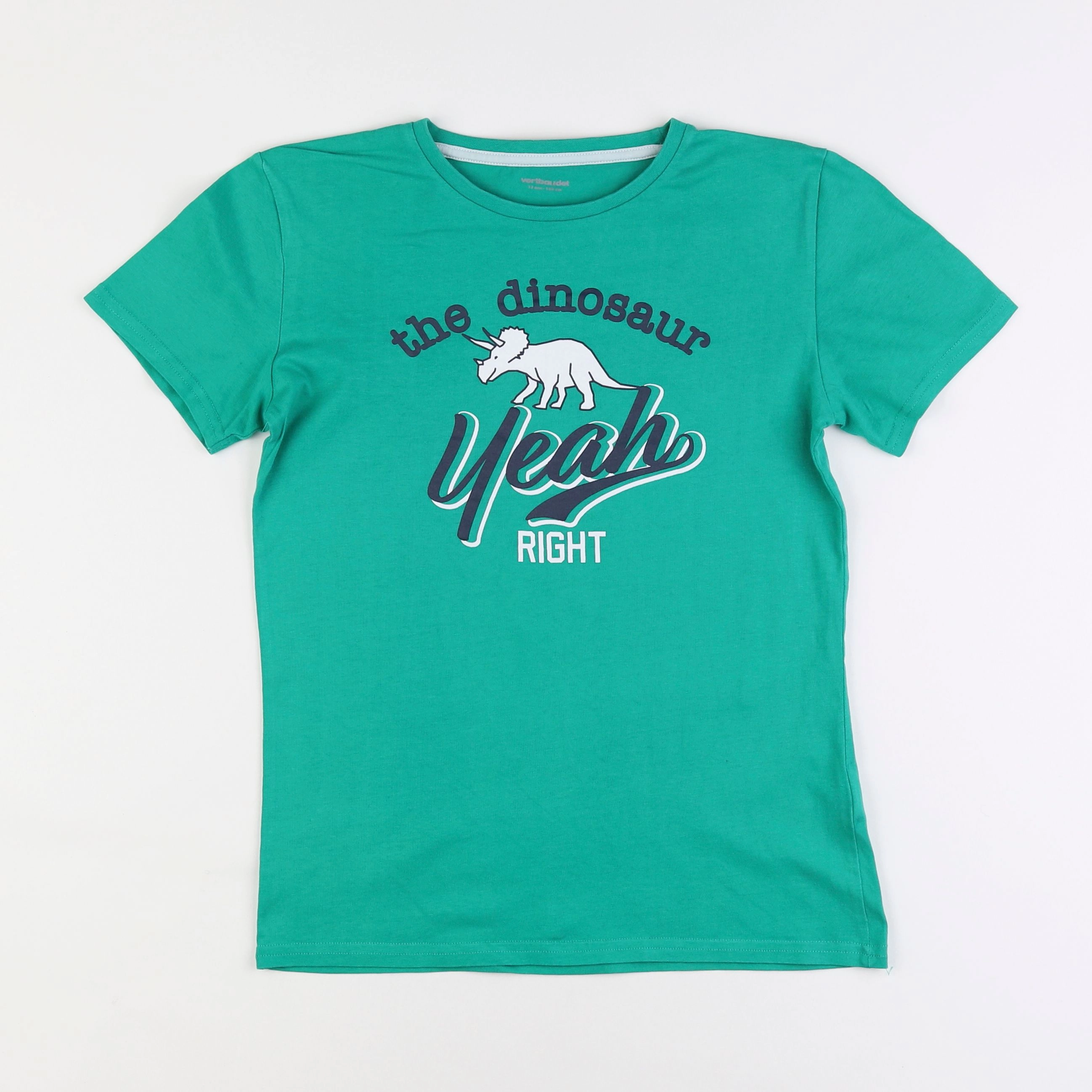 Vertbaudet - tee-shirt vert - 12 ans