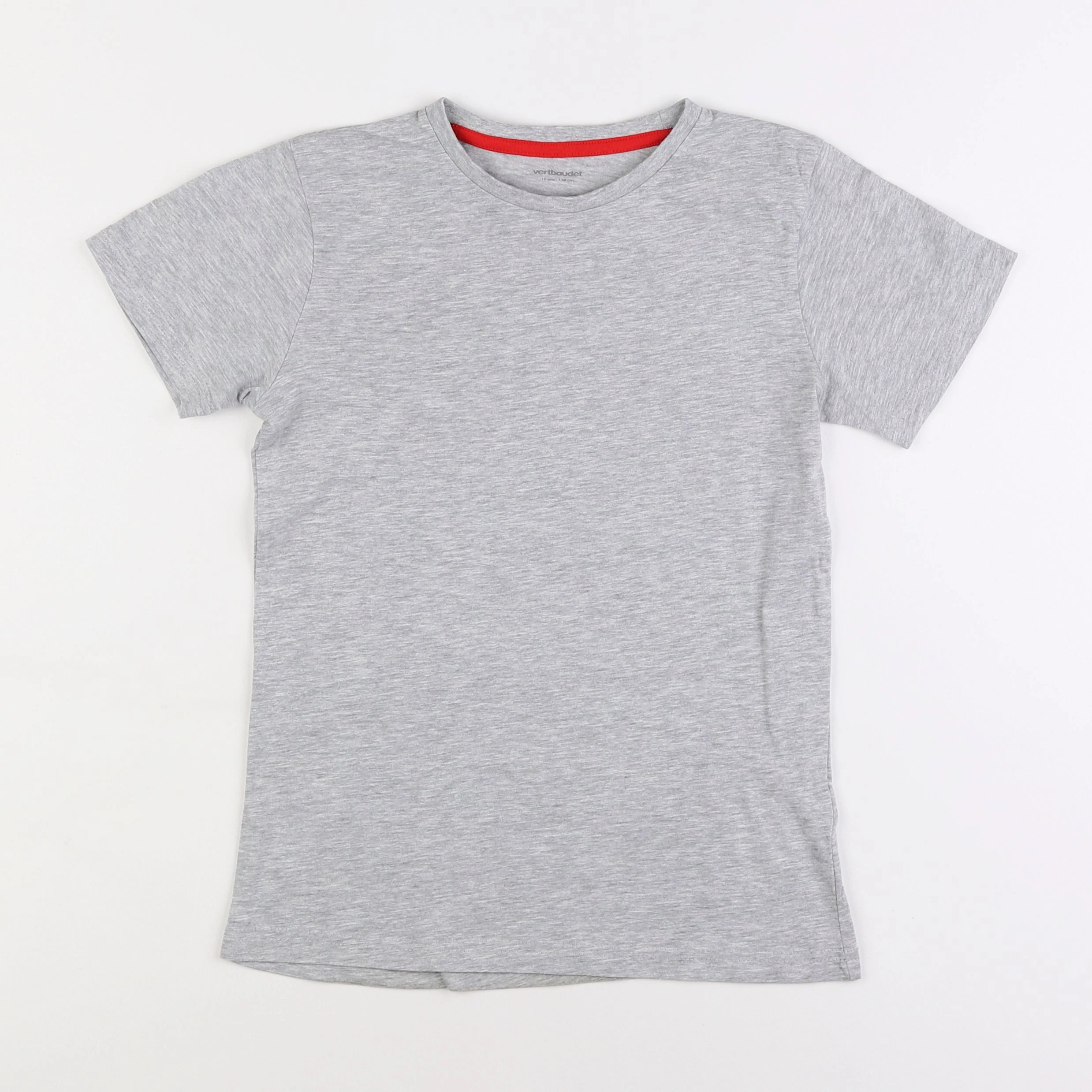 Vertbaudet - tee-shirt gris - 10 ans