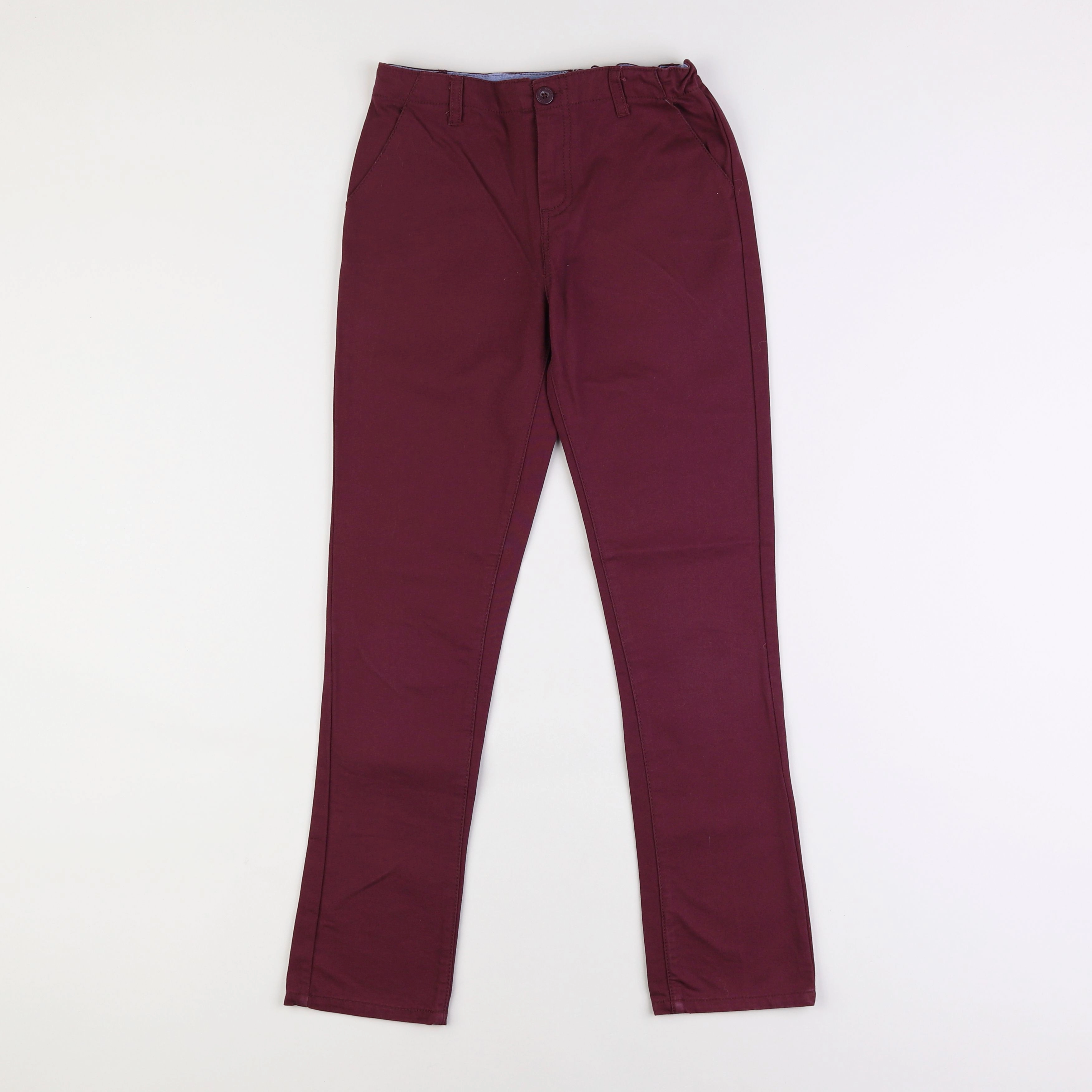 Vertbaudet - pantalon rouge - 10 ans