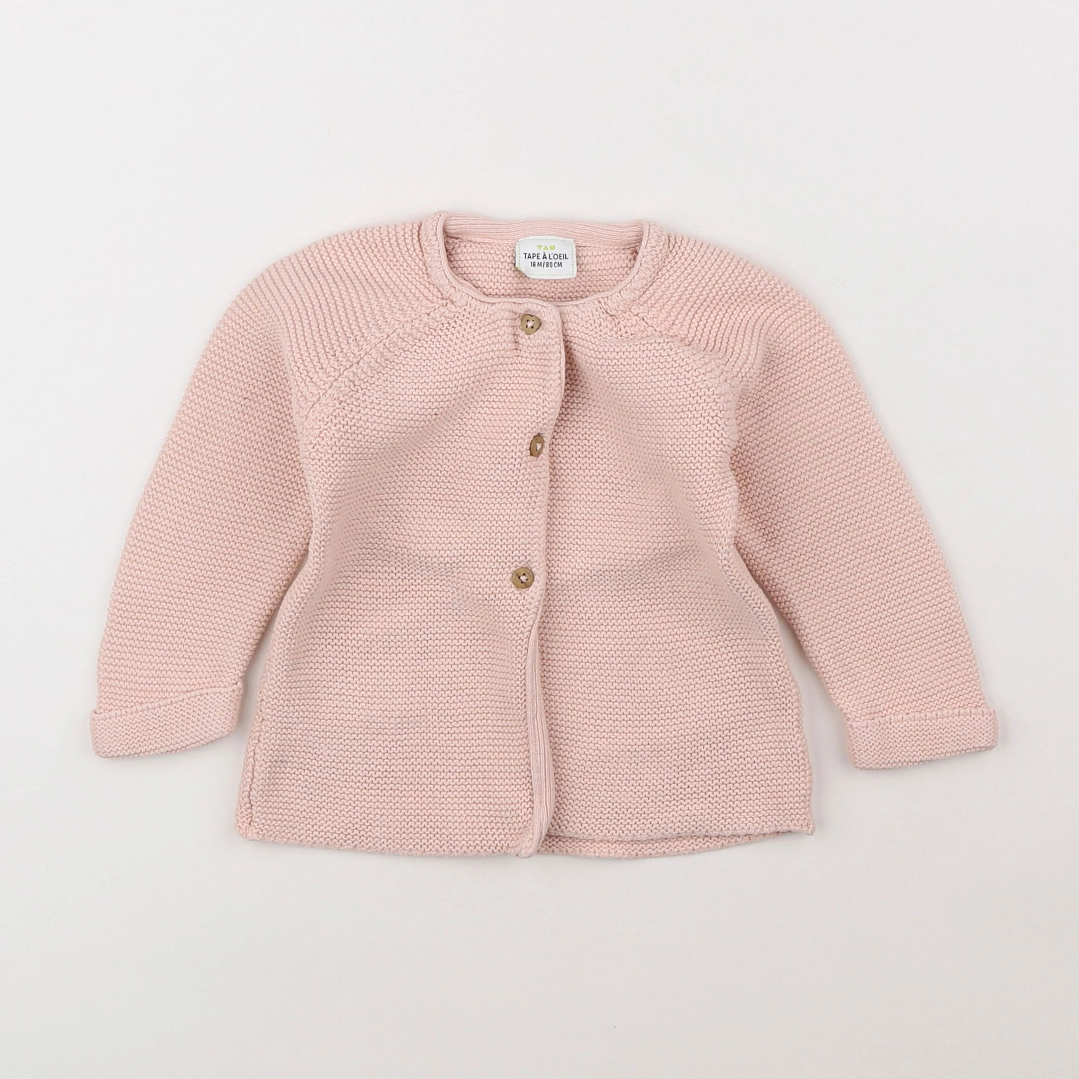 Tape à l'oeil - gilet rose - 18 mois