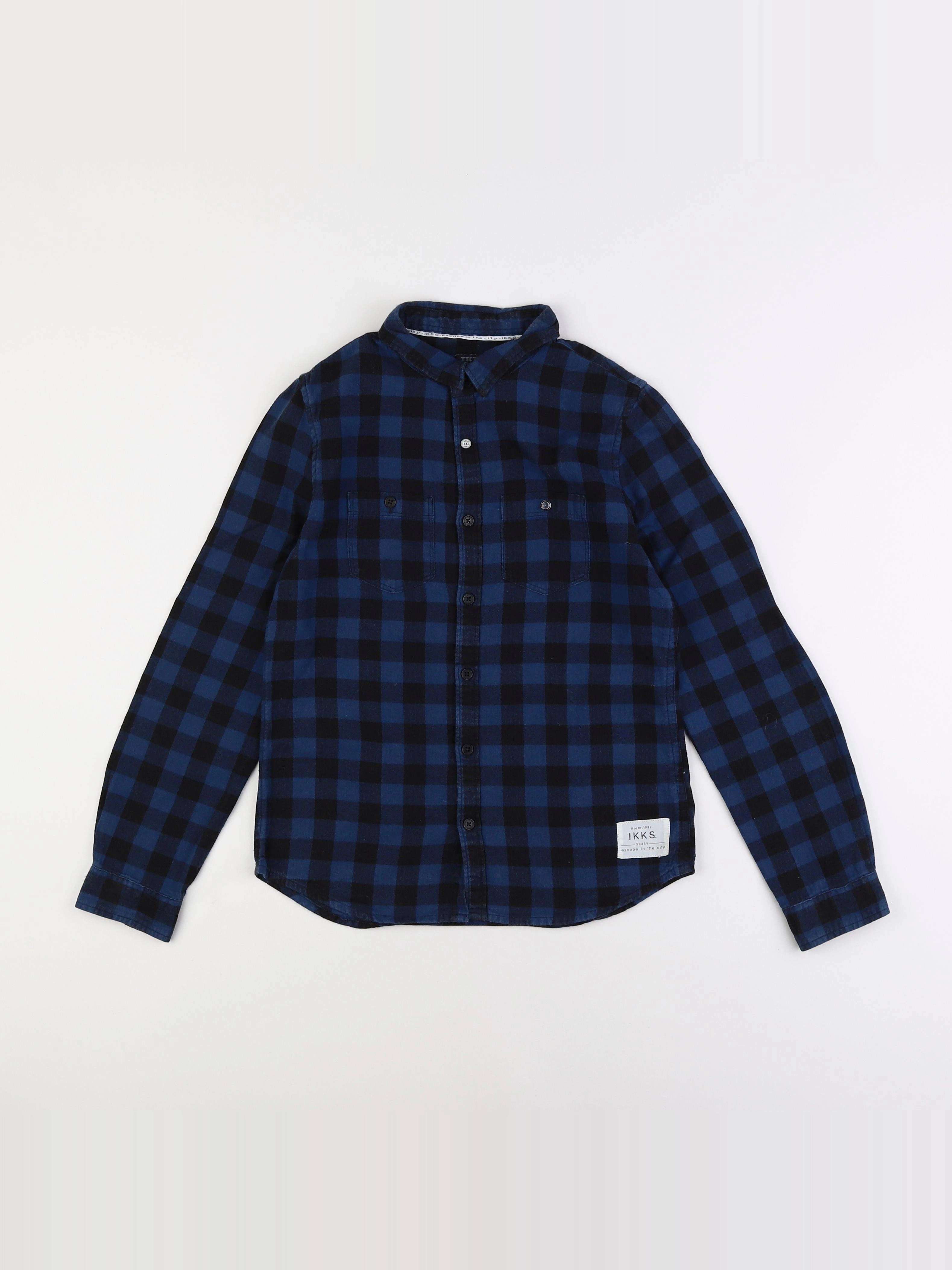 IKKS - chemise bleu - 10 ans