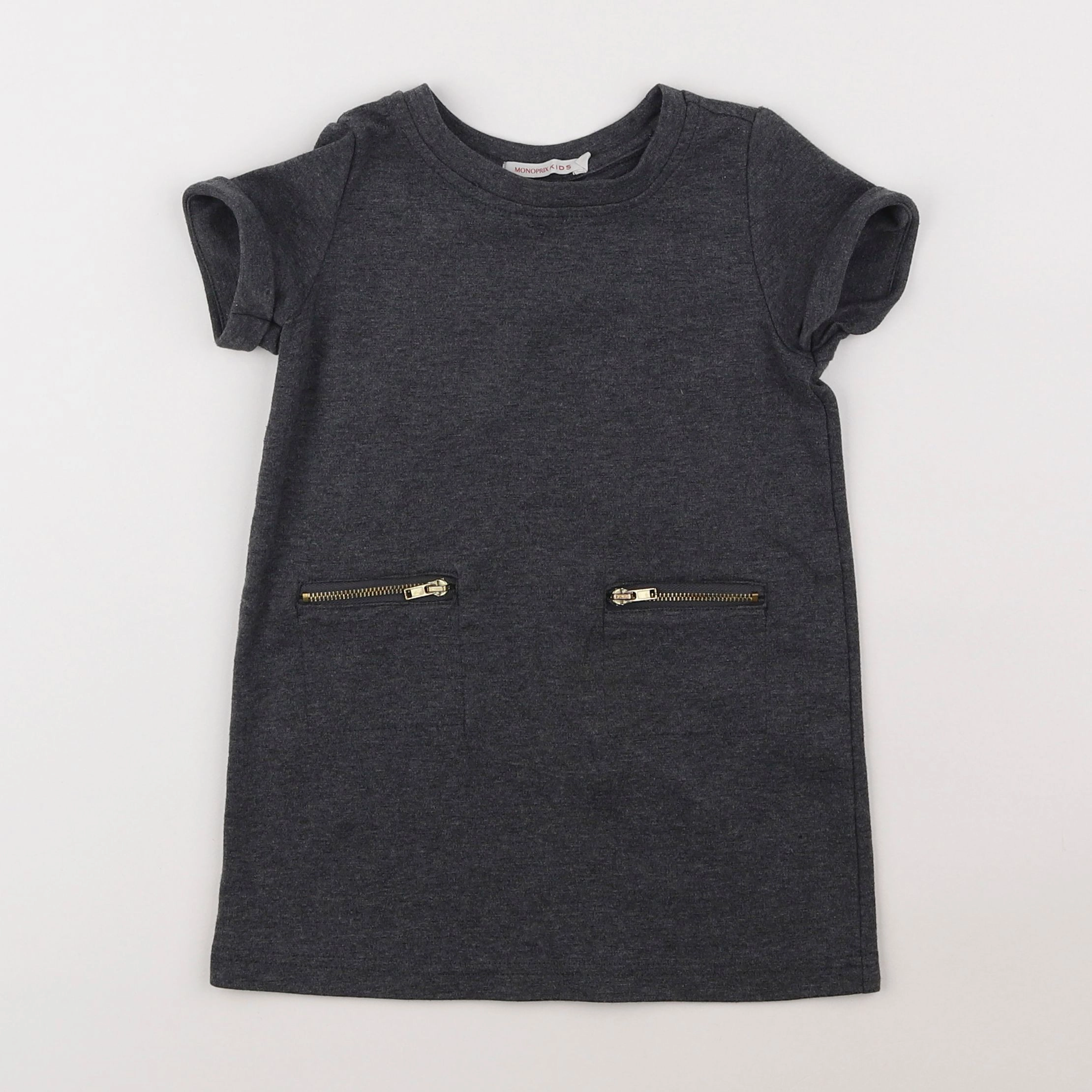 Monoprix - robe gris - 3 ans