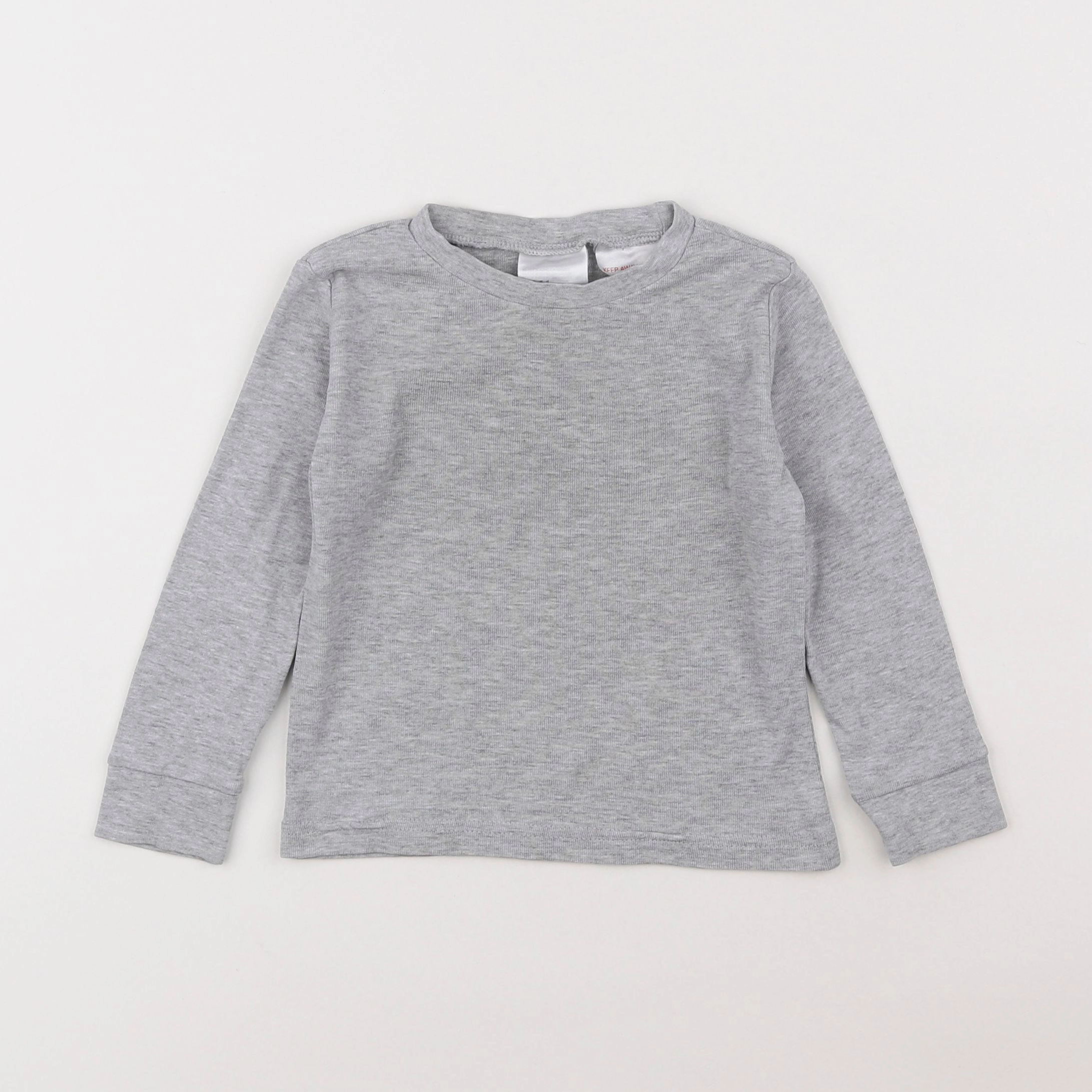 H&M - tee-shirt gris - 18 mois à 2 ans