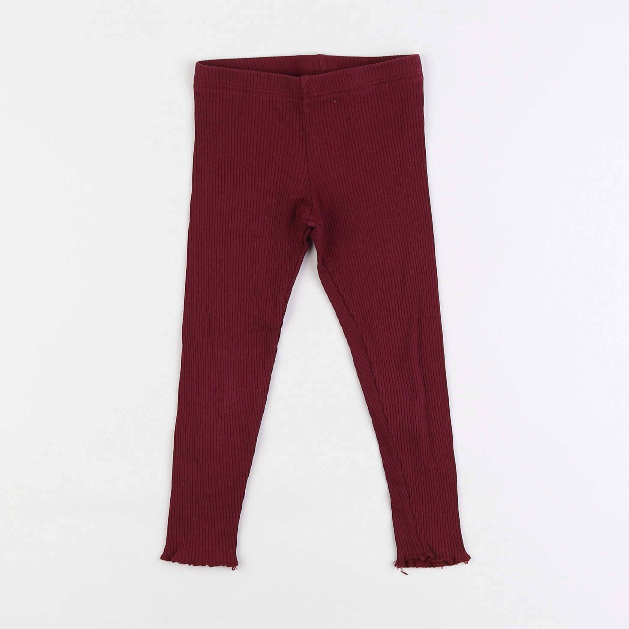 H&M - legging rouge - 2/3 ans