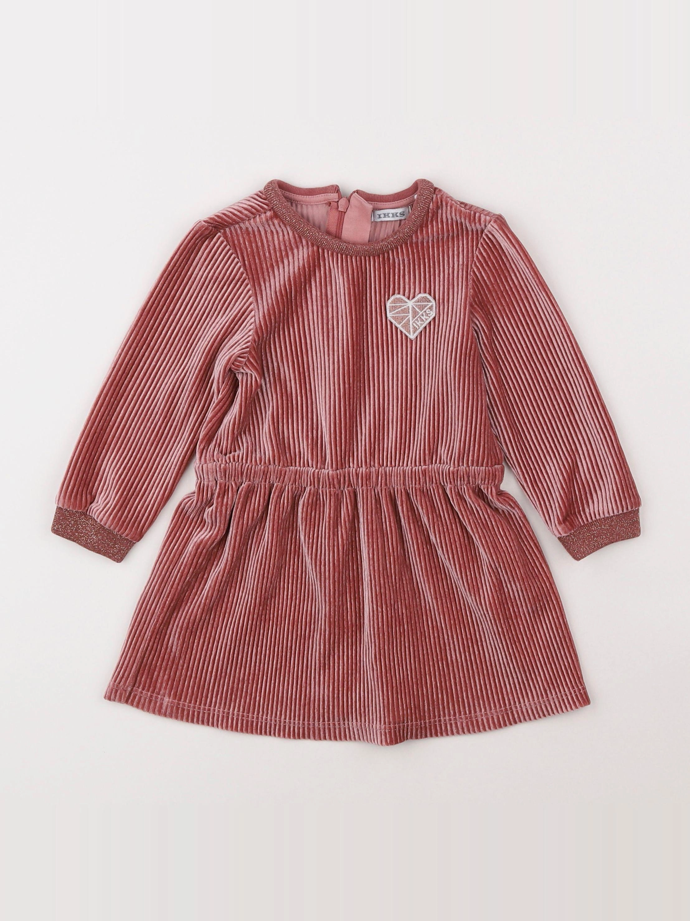 IKKS - robe rose - 18 mois