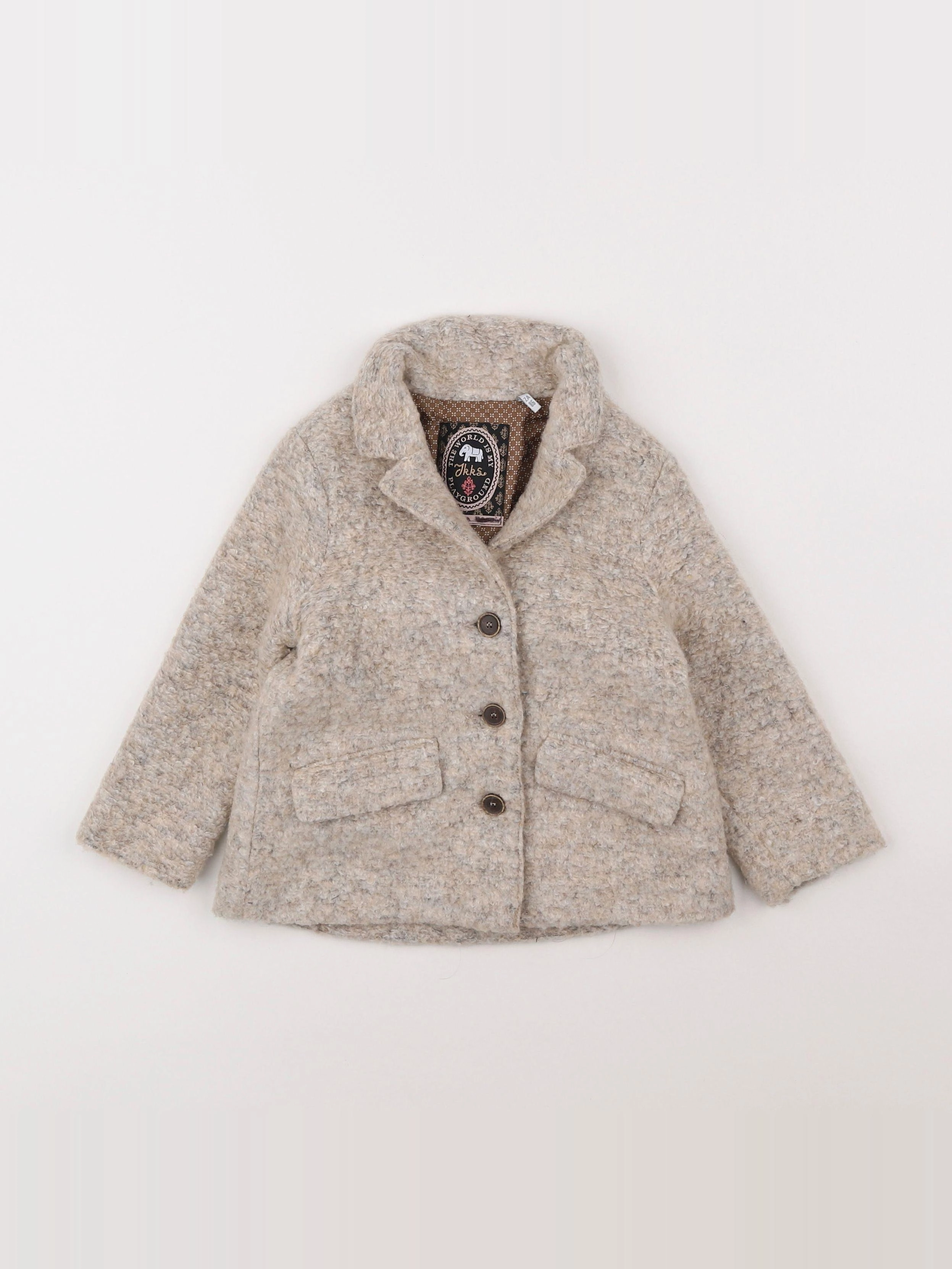 IKKS - manteau beige - 2 ans