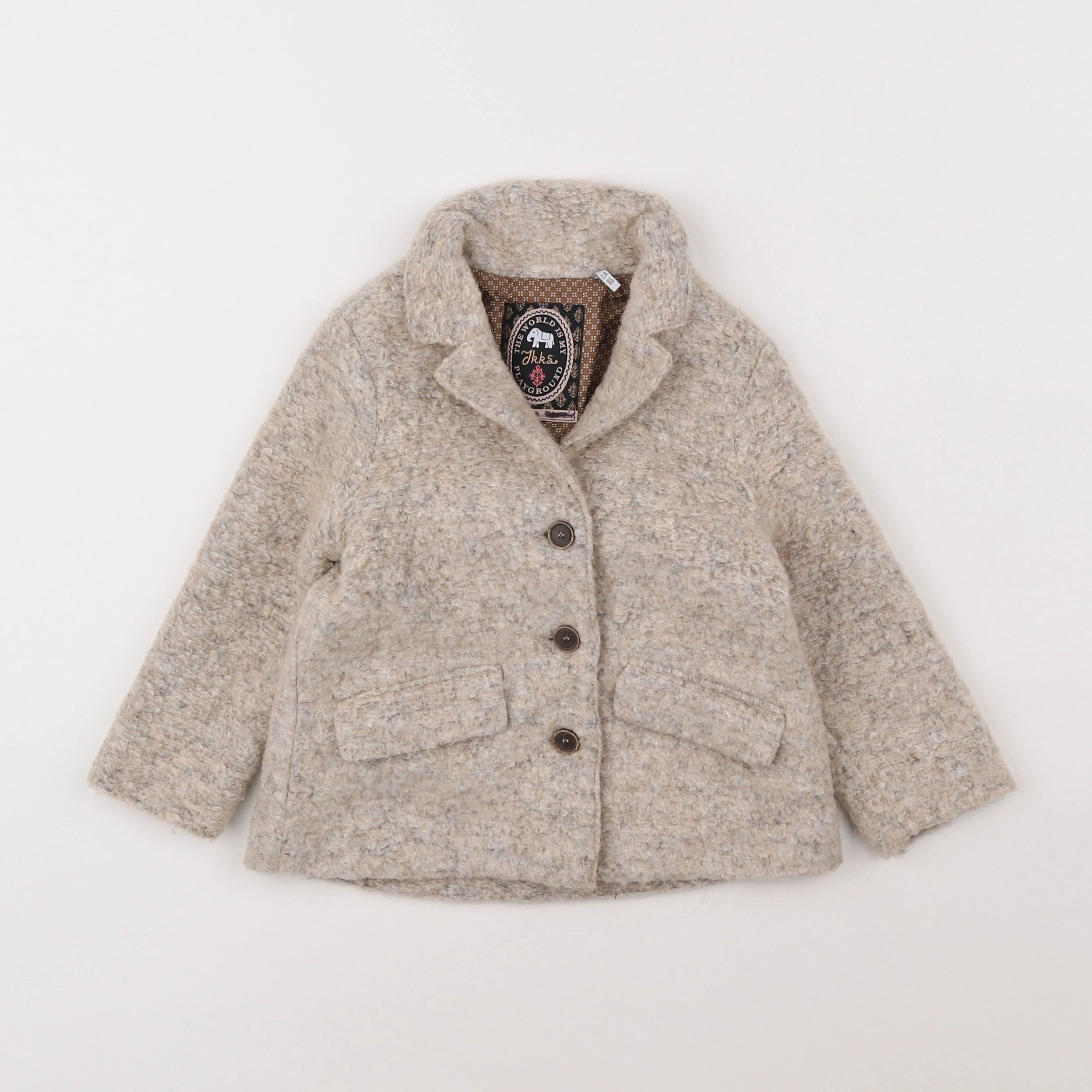 IKKS - manteau beige - 2 ans