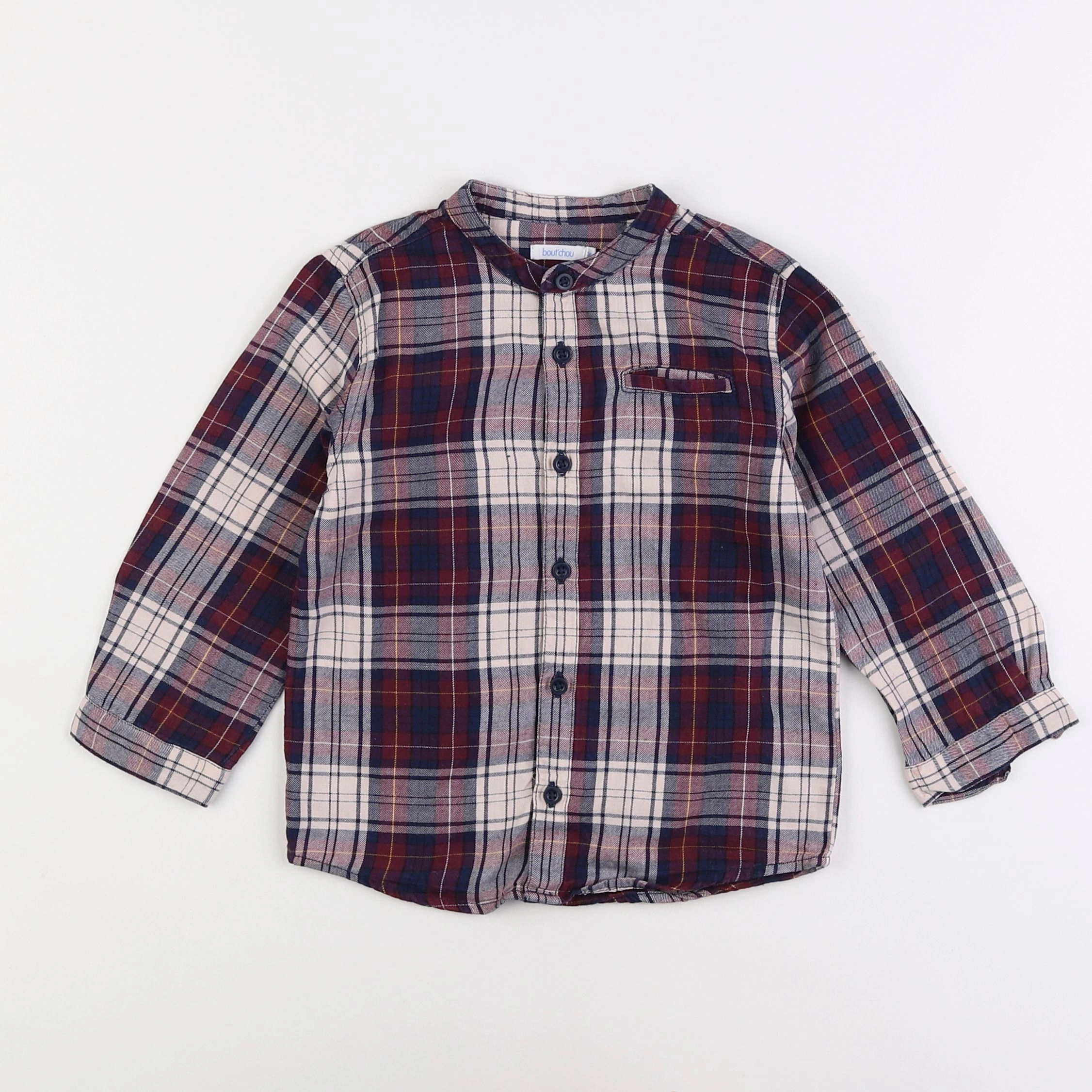 Boutchou - chemise rouge - 3 ans