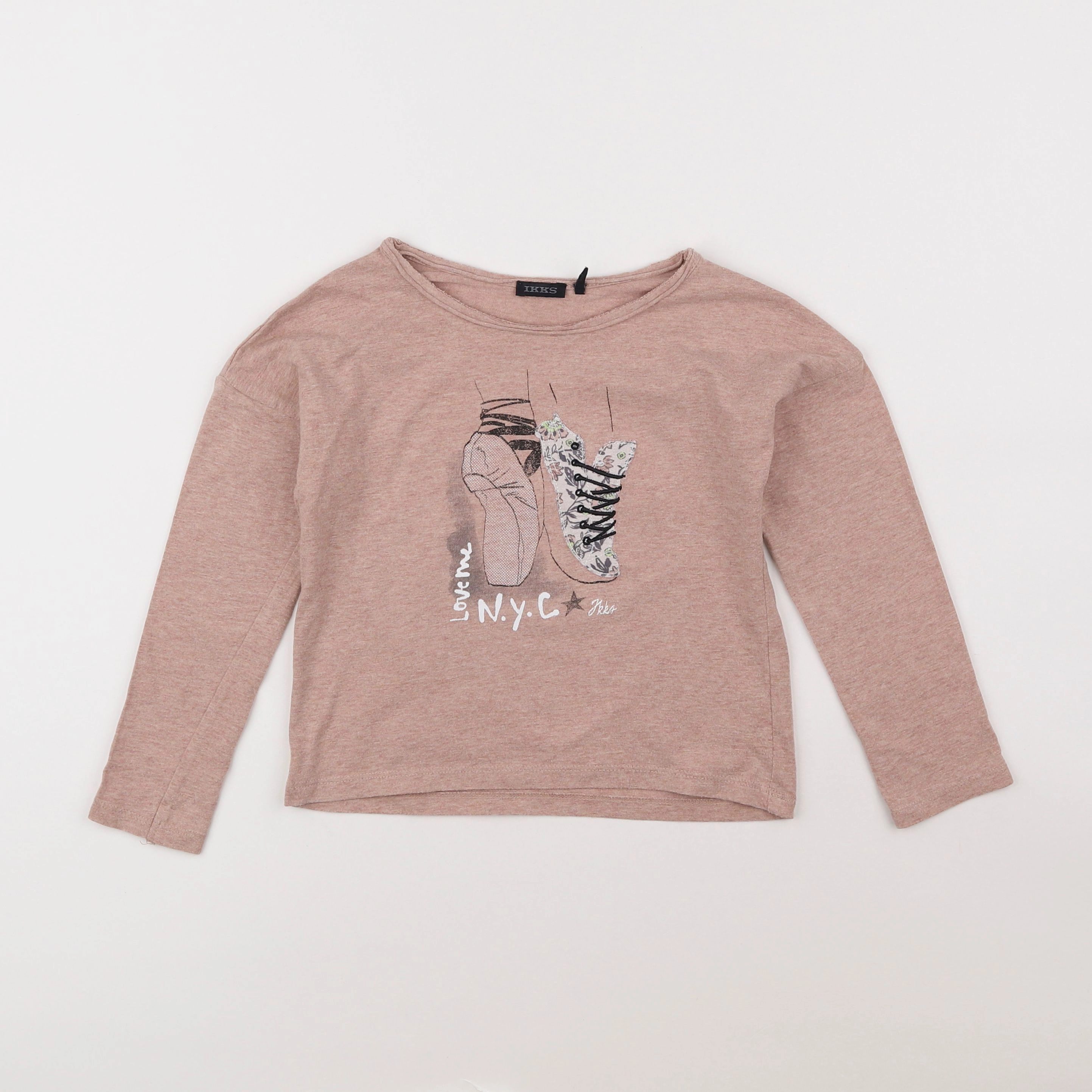 IKKS - tee-shirt rose - 4 ans