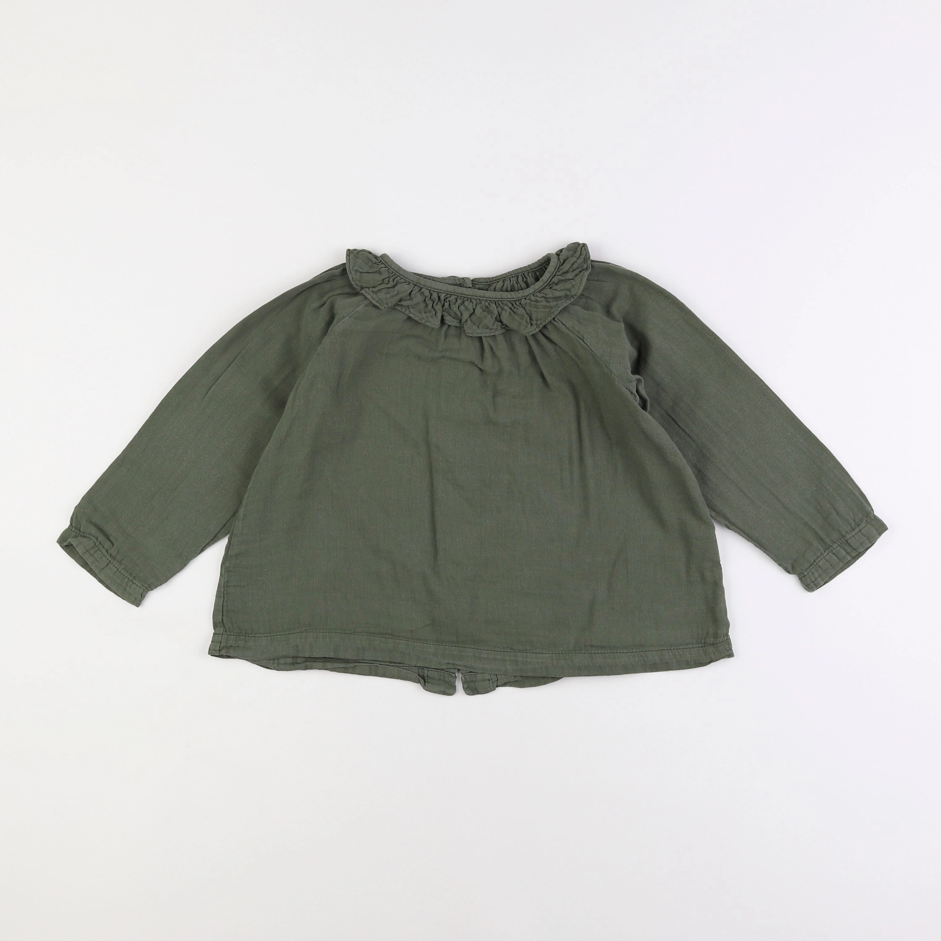 Poudre Organic - blouse vert - 3 ans