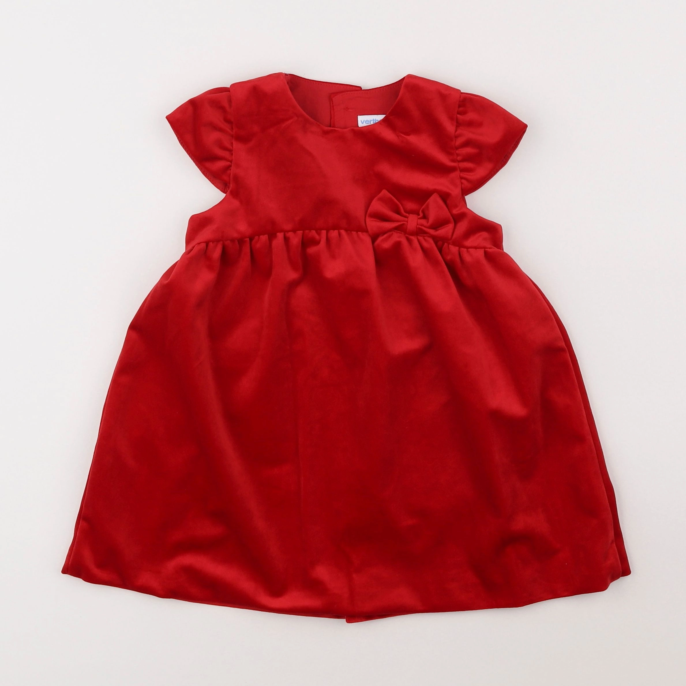 Vertbaudet - robe rouge - 3 ans