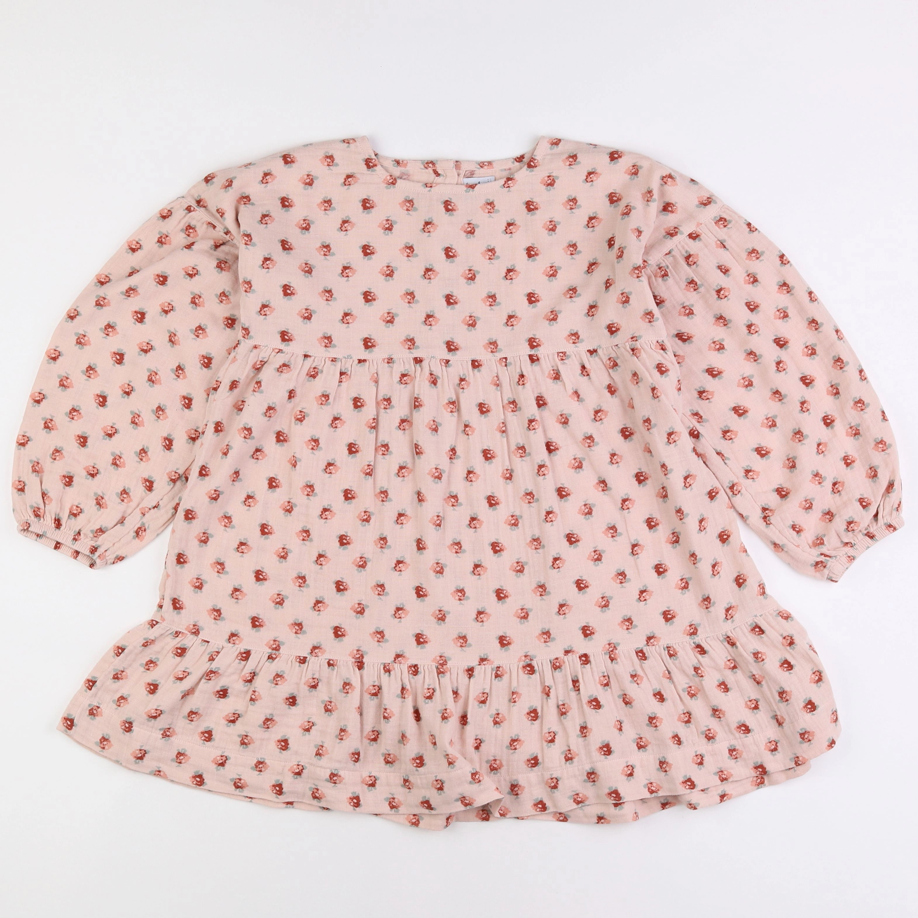 Petit Bateau - robe rose - 8 ans