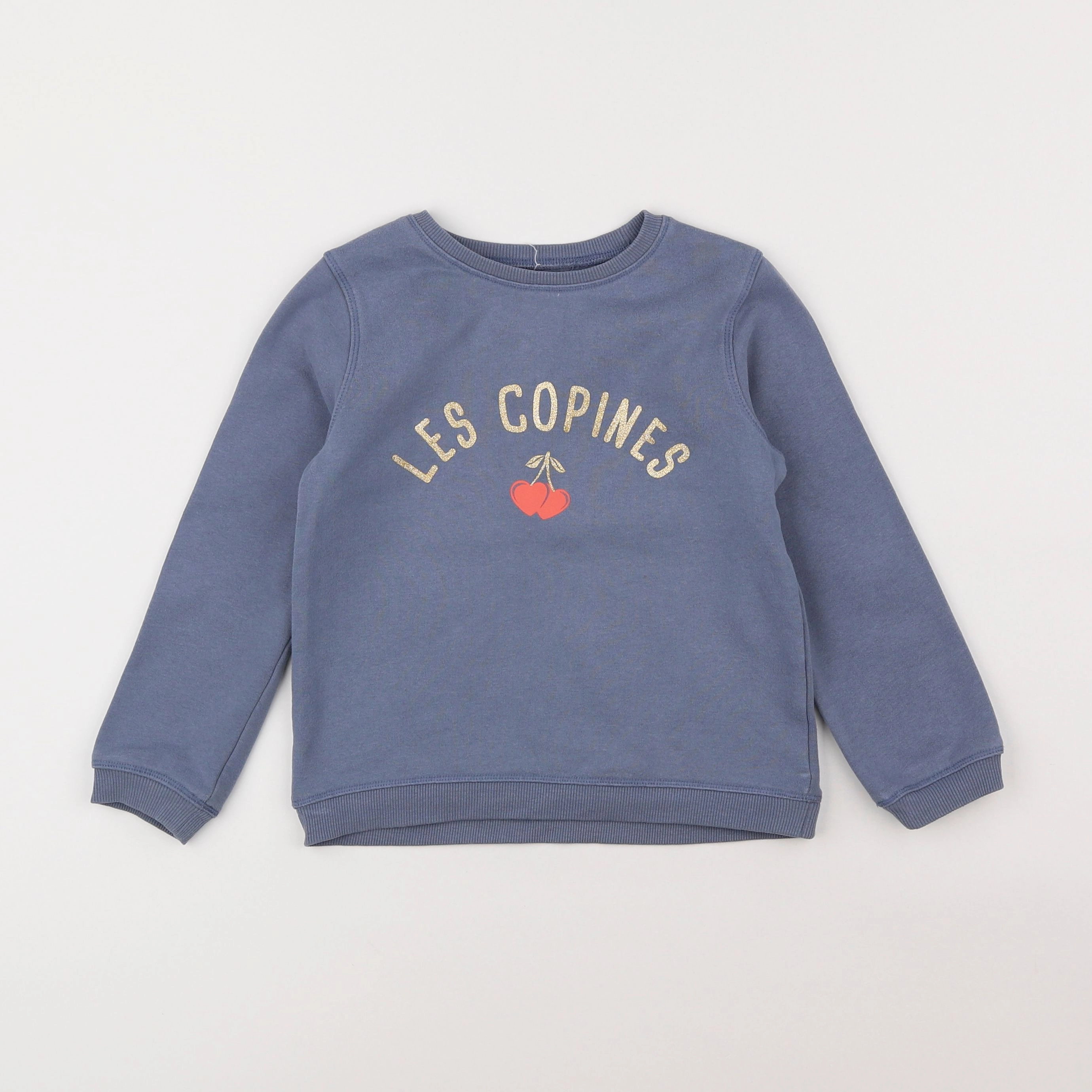 Vertbaudet - sweat bleu - 5 ans