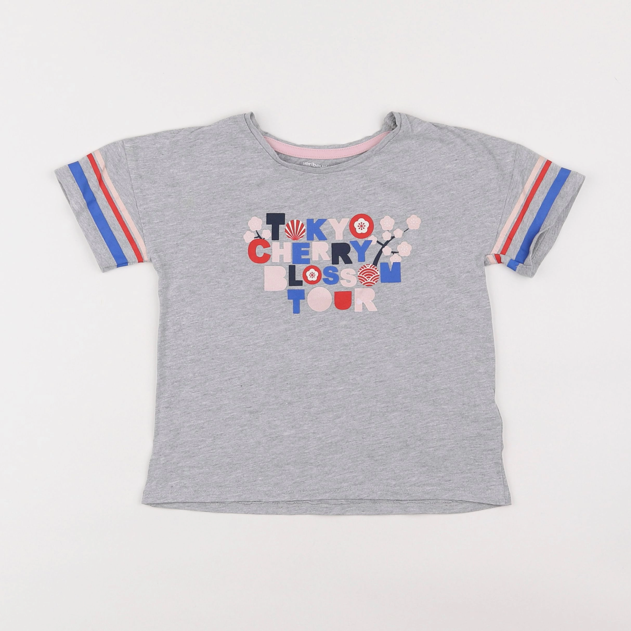 Vertbaudet - tee-shirt gris - 5 ans