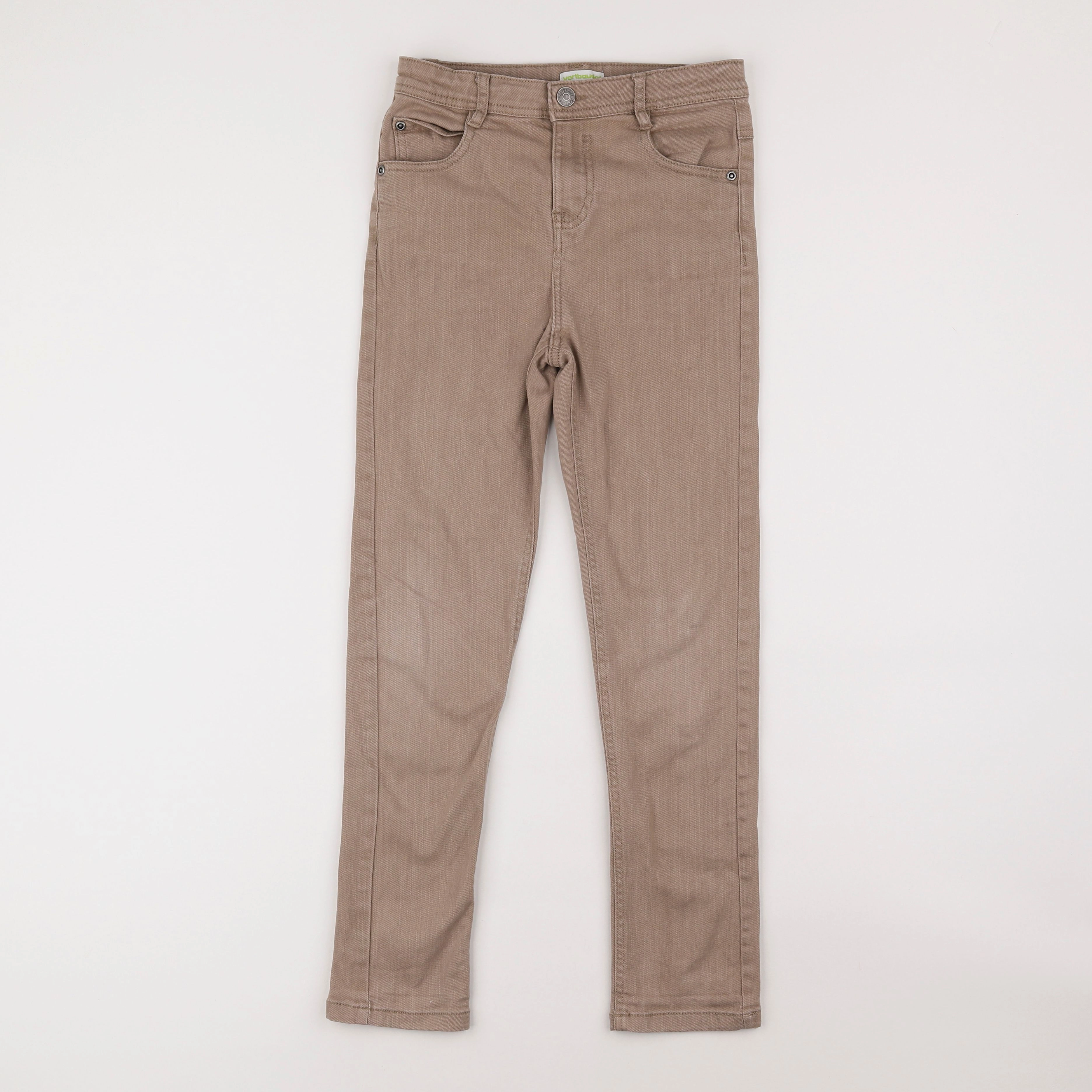 Vertbaudet - pantalon beige - 10 ans