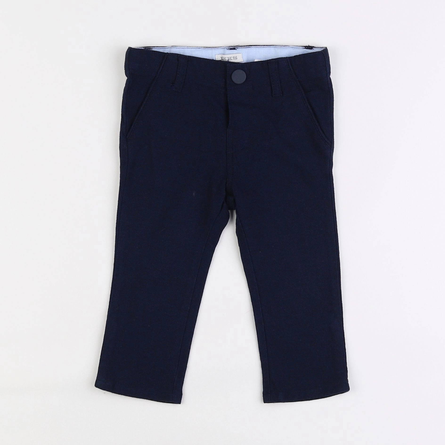 IKKS - pantalon bleu - 12 mois