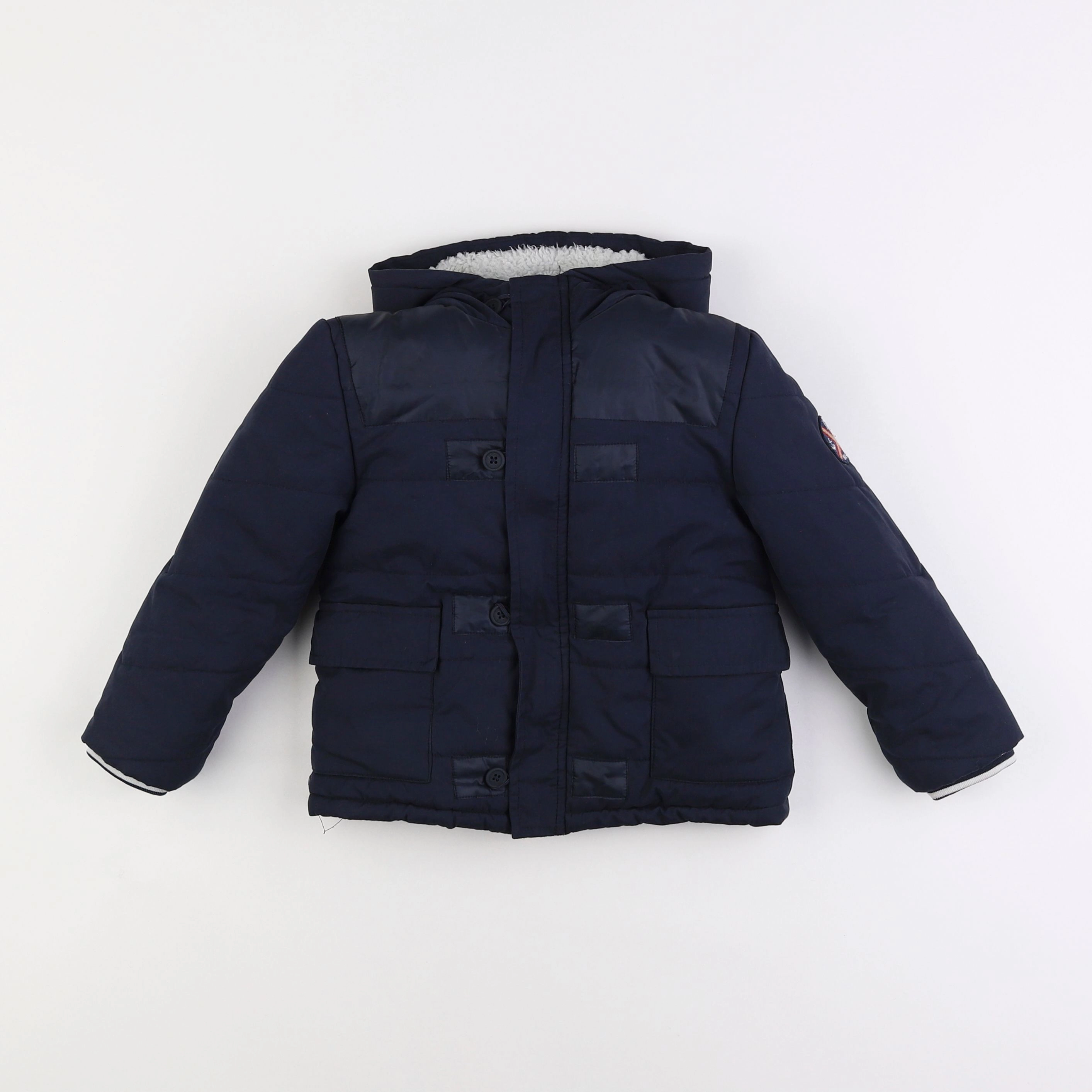 IKKS - manteau bleu - 3 ans