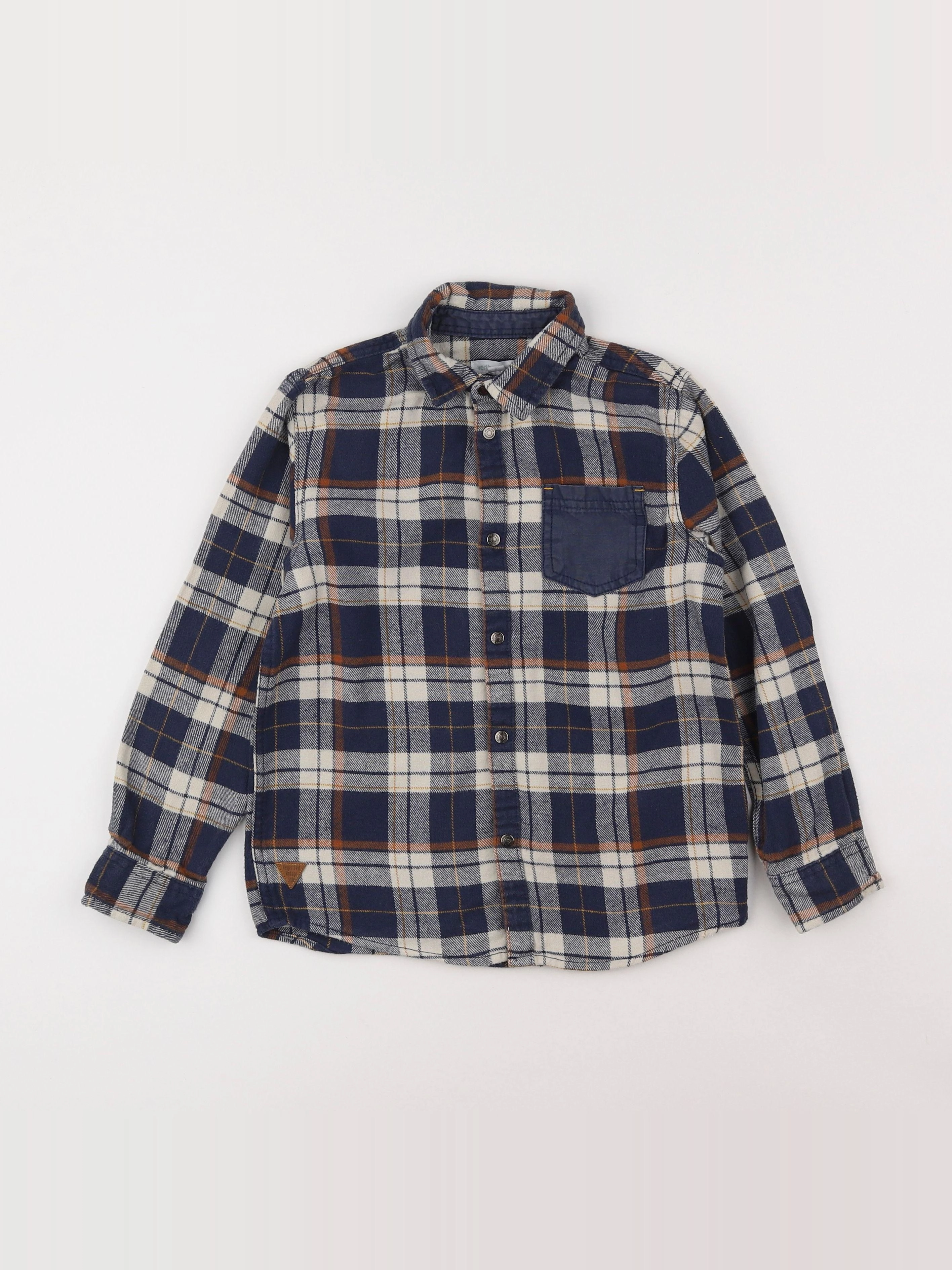 Vertbaudet - chemise bleu - 8 ans