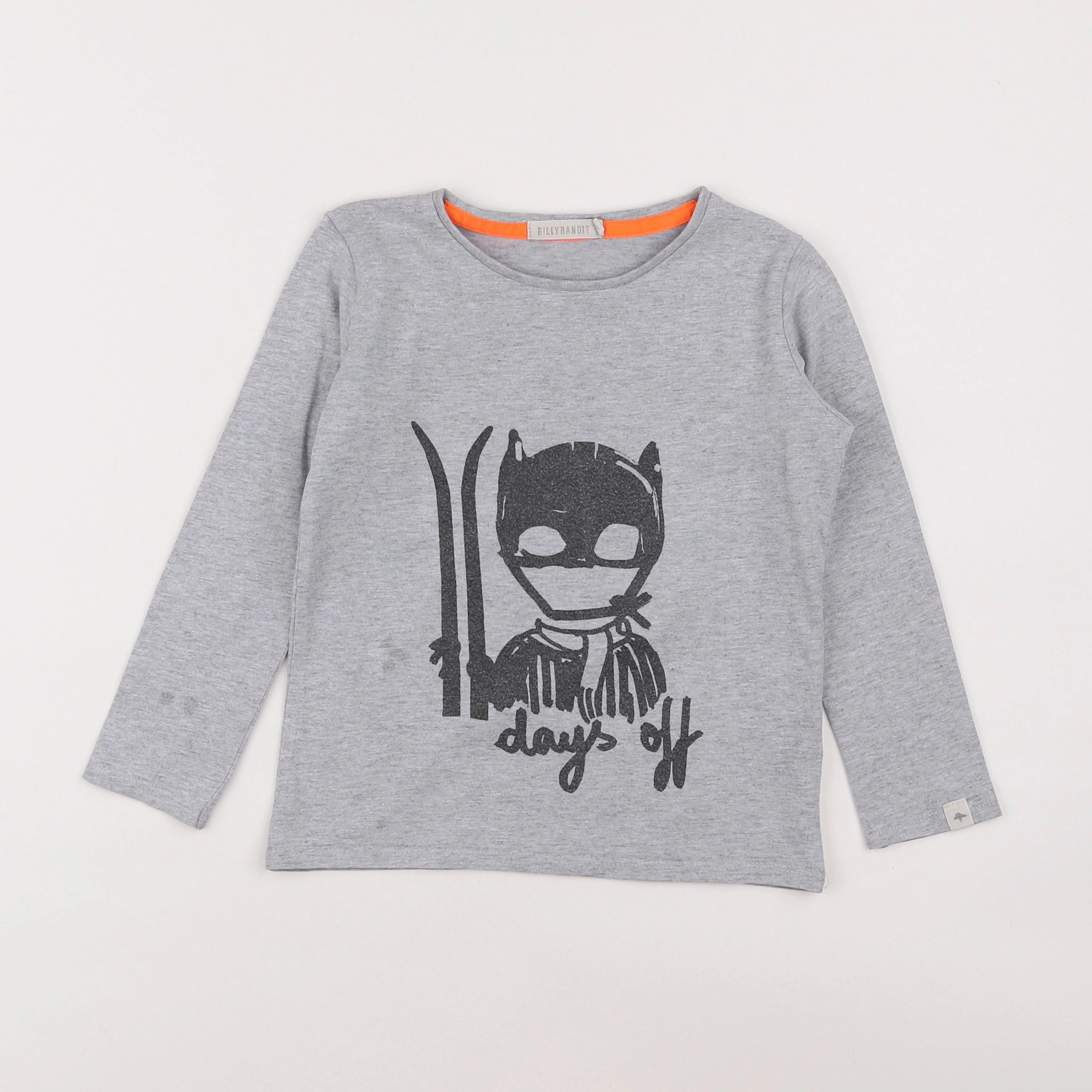 Billy Bandit - tee-shirt gris - 4 ans