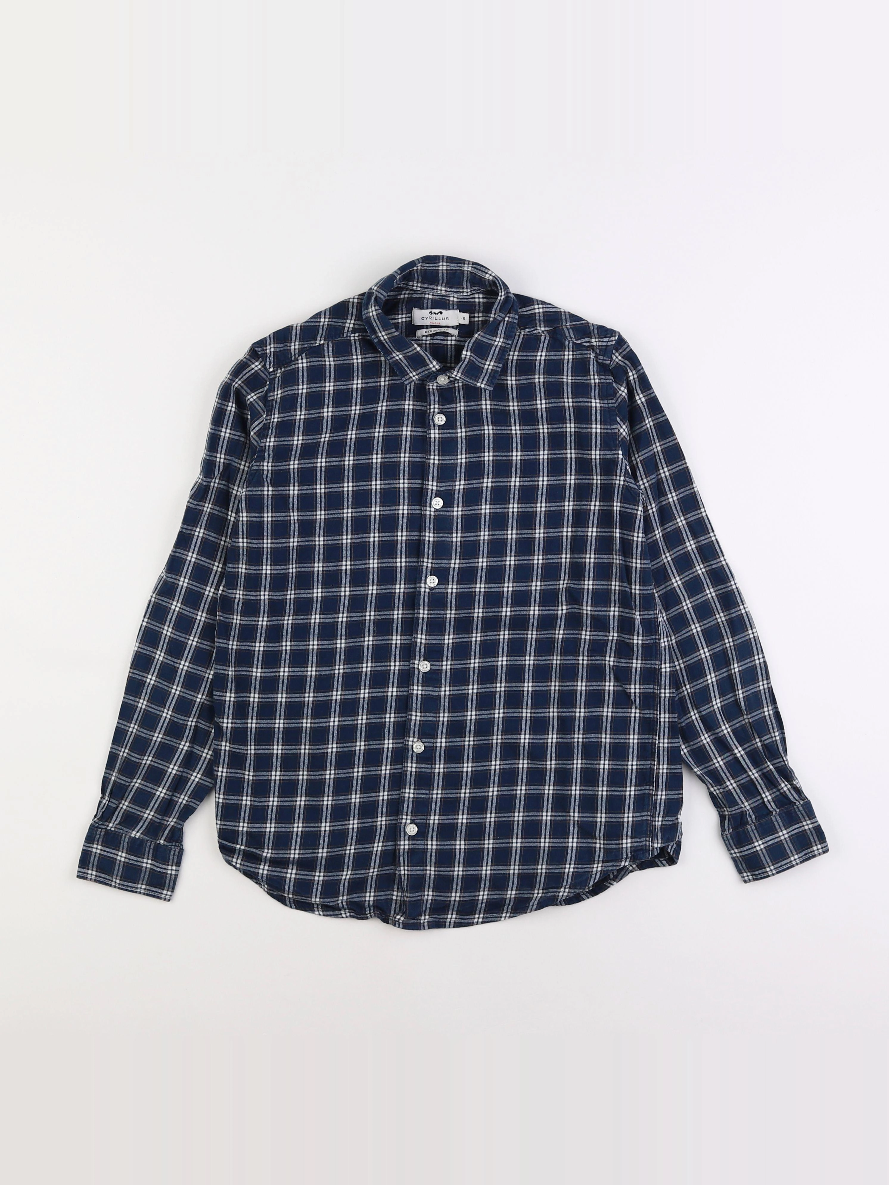 Cyrillus - chemise bleu - 12 ans