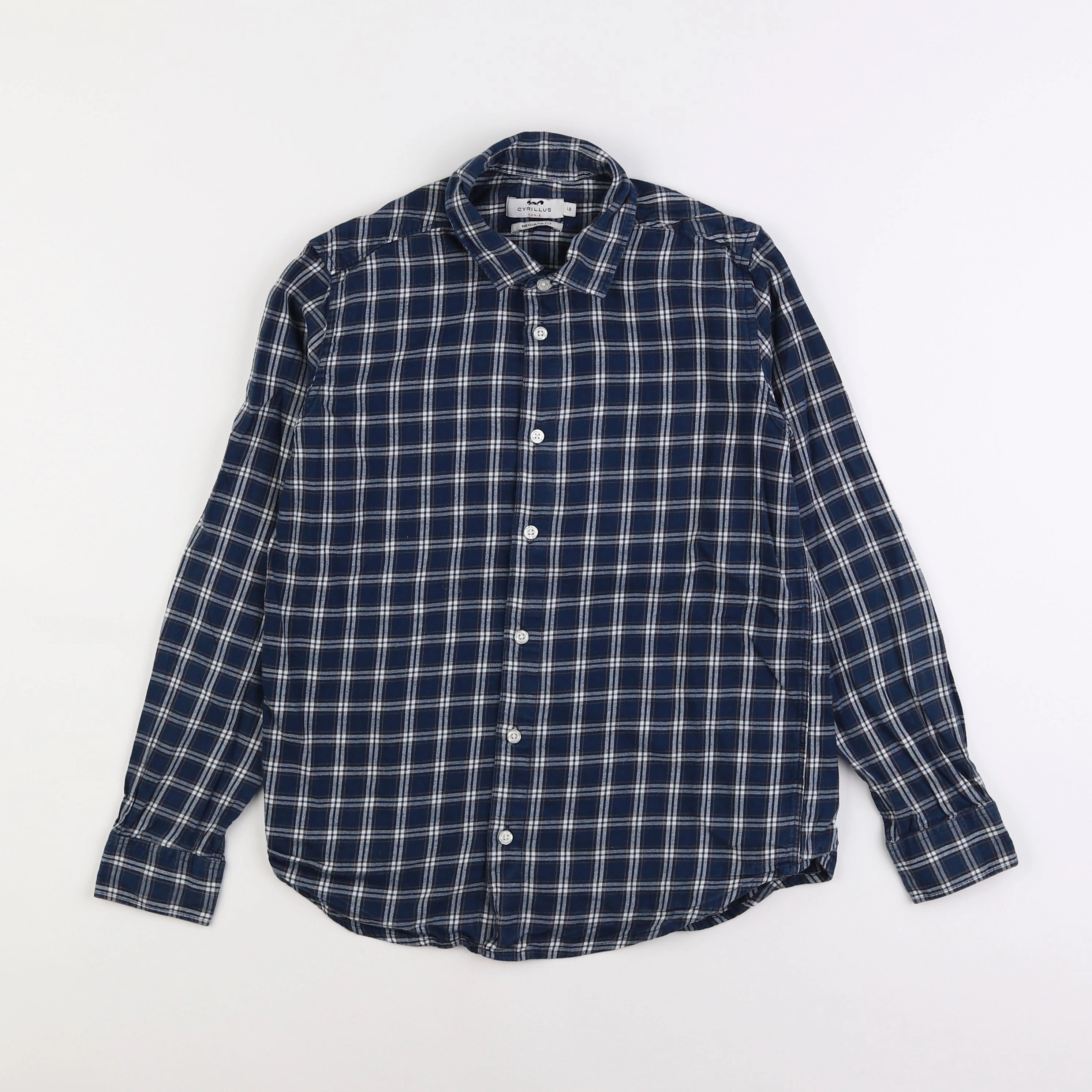 Cyrillus - chemise bleu - 12 ans