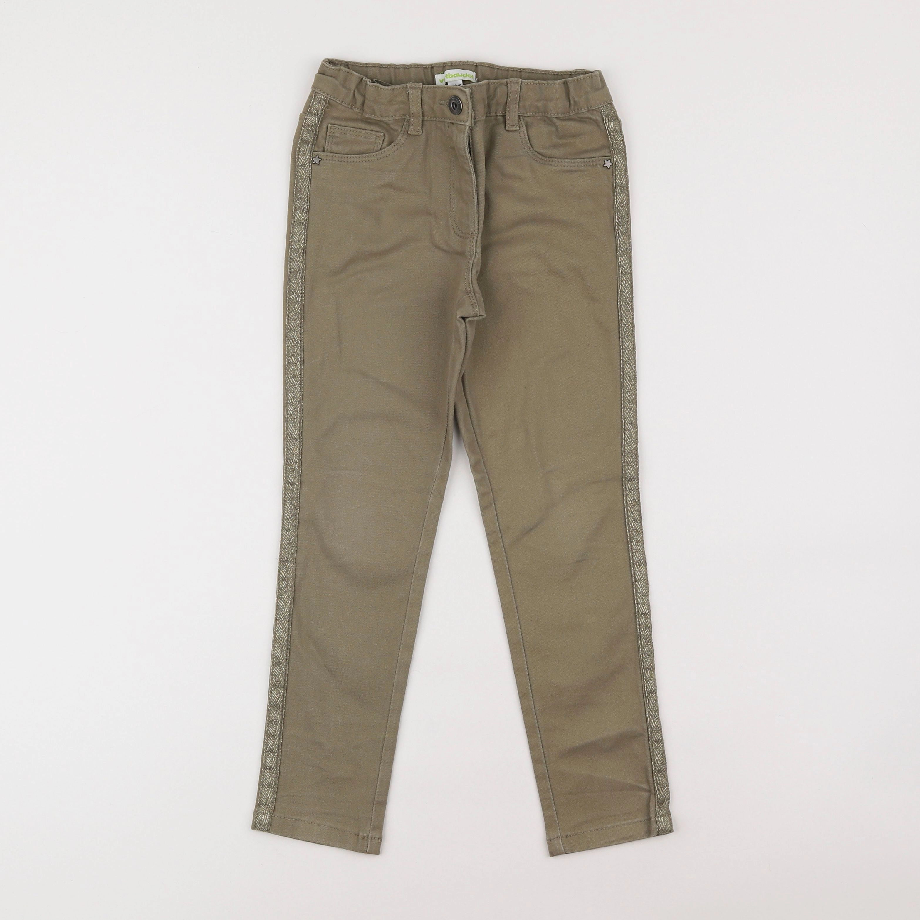 Vertbaudet - pantalon vert - 6 ans