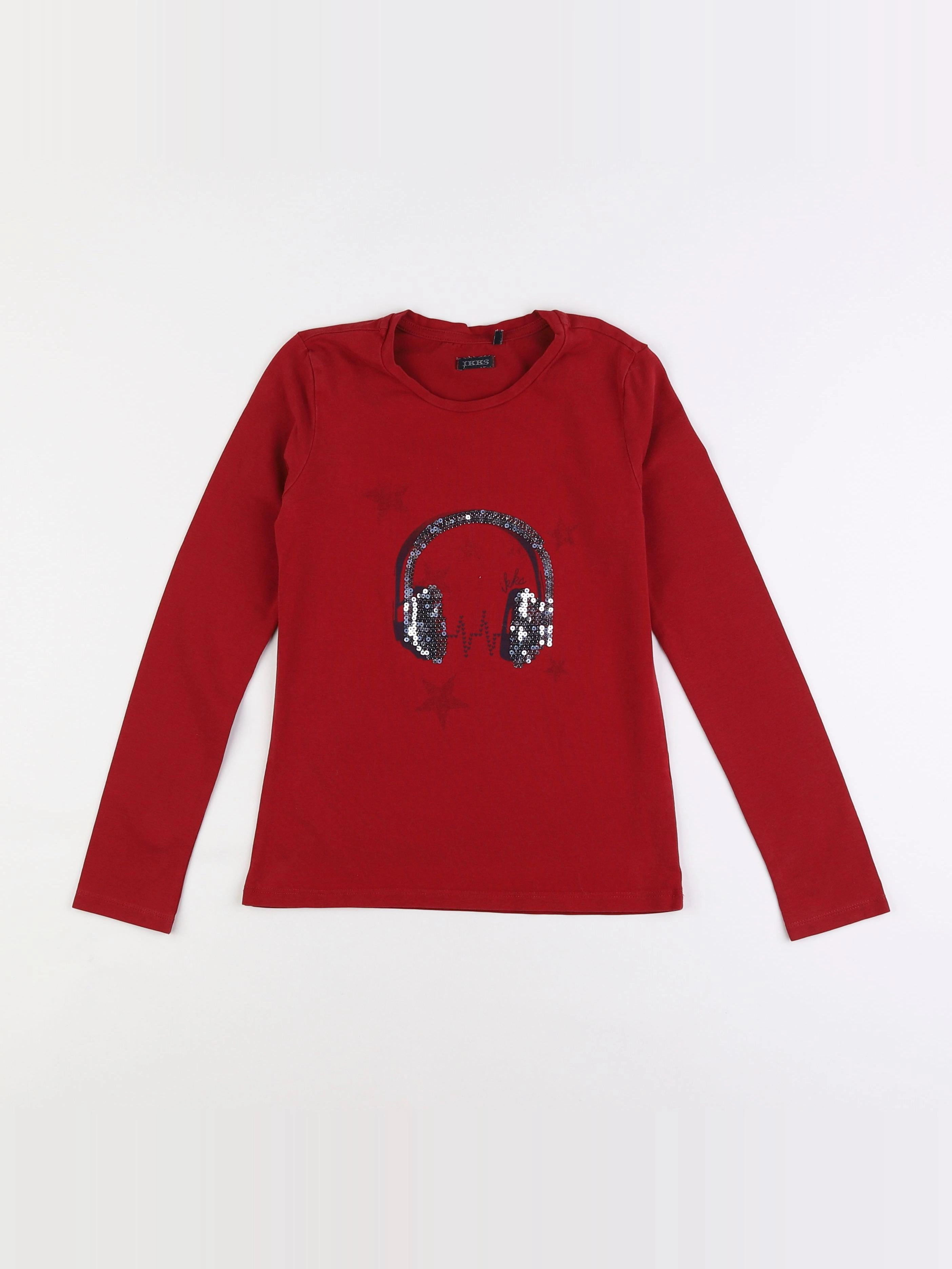 IKKS - tee-shirt rouge - 10 ans