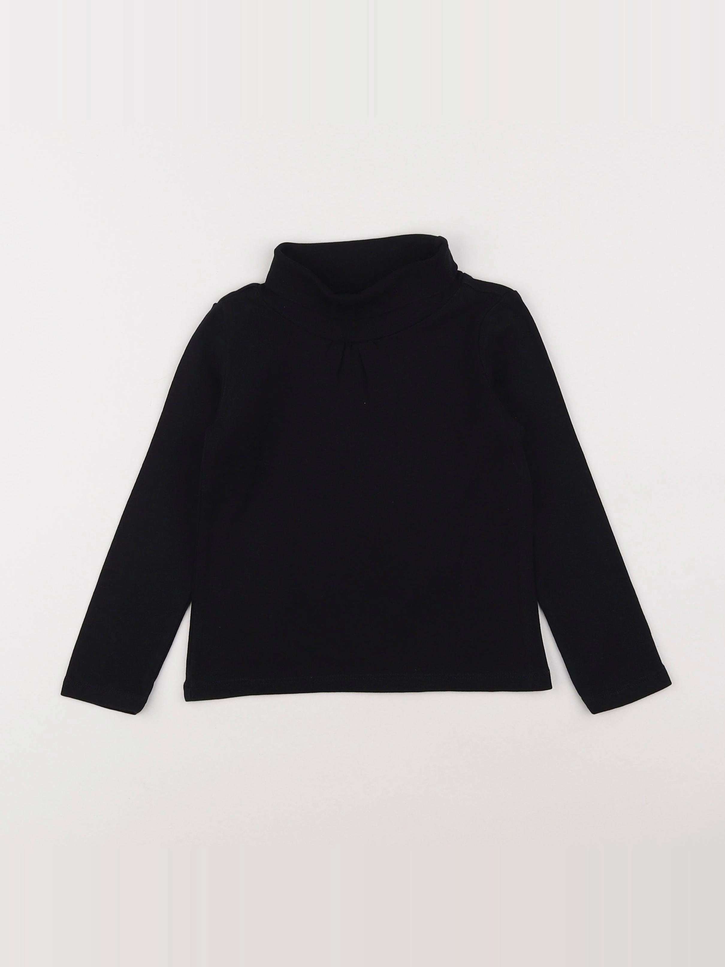 Vertbaudet - sous-pull noir - 4 ans