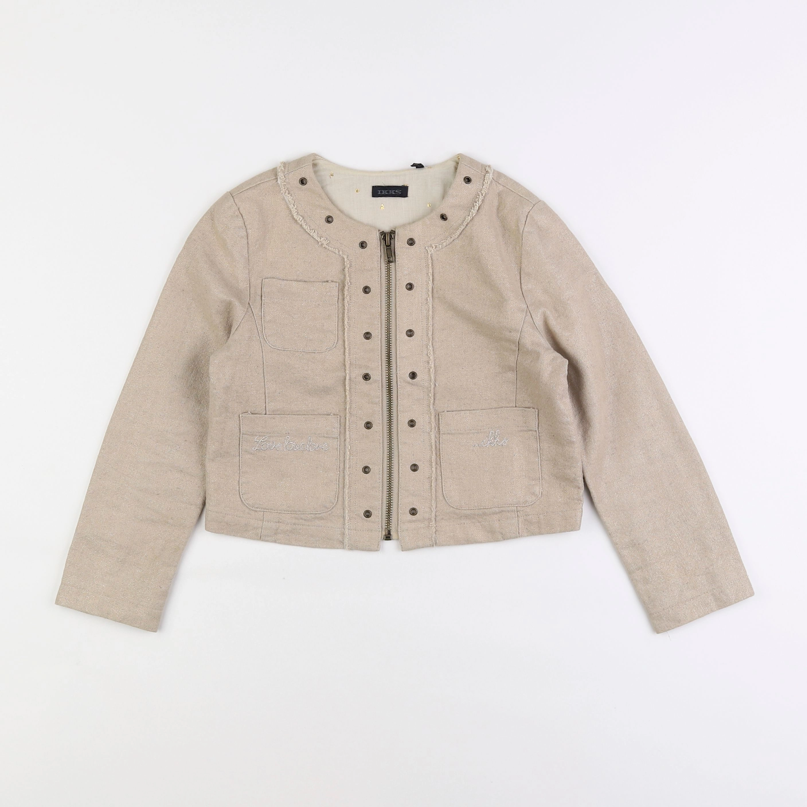 IKKS - veste beige - 6 ans